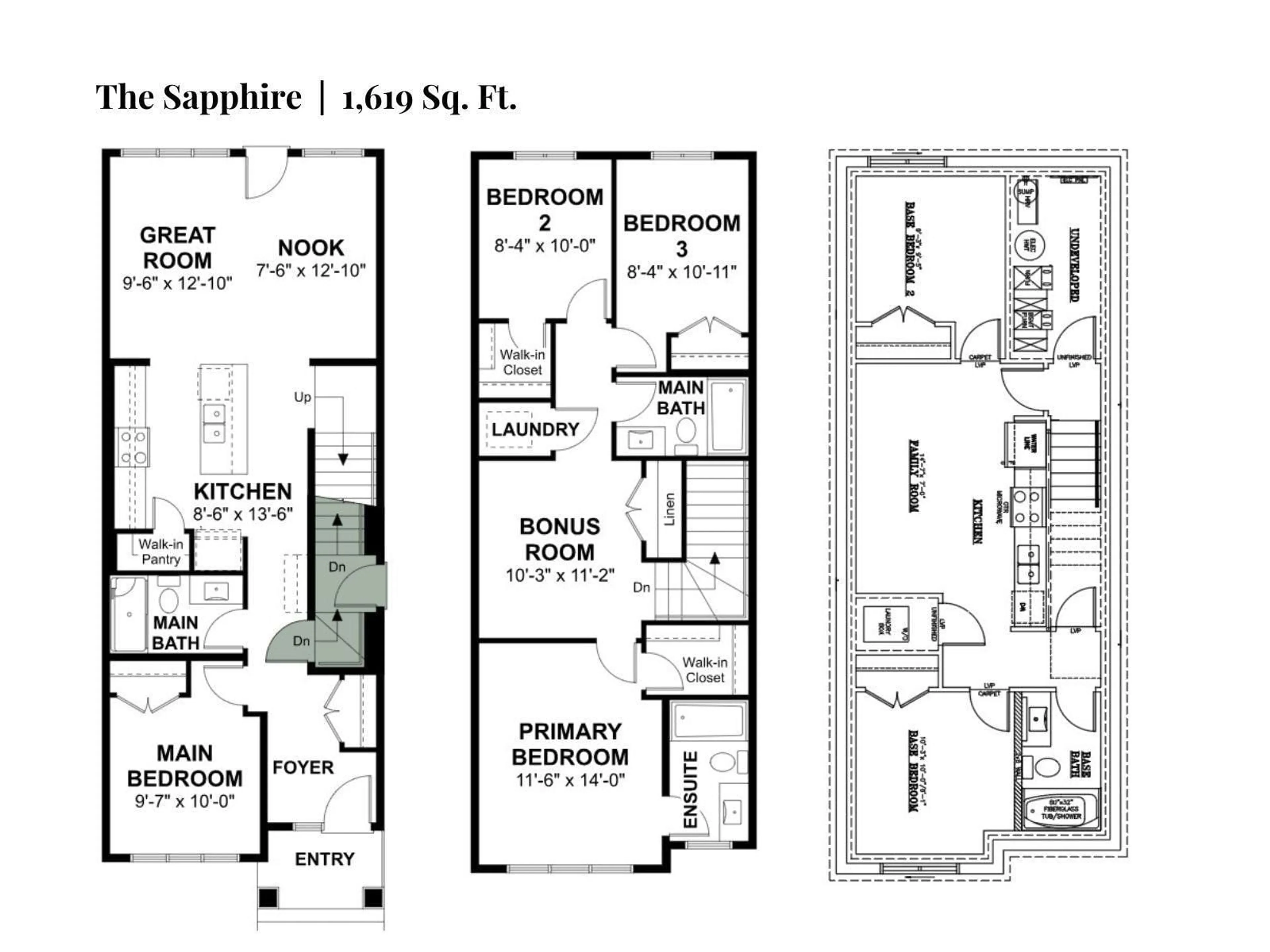 Floor plan for 1035 ASTER BV, Edmonton Alberta T6T1J1