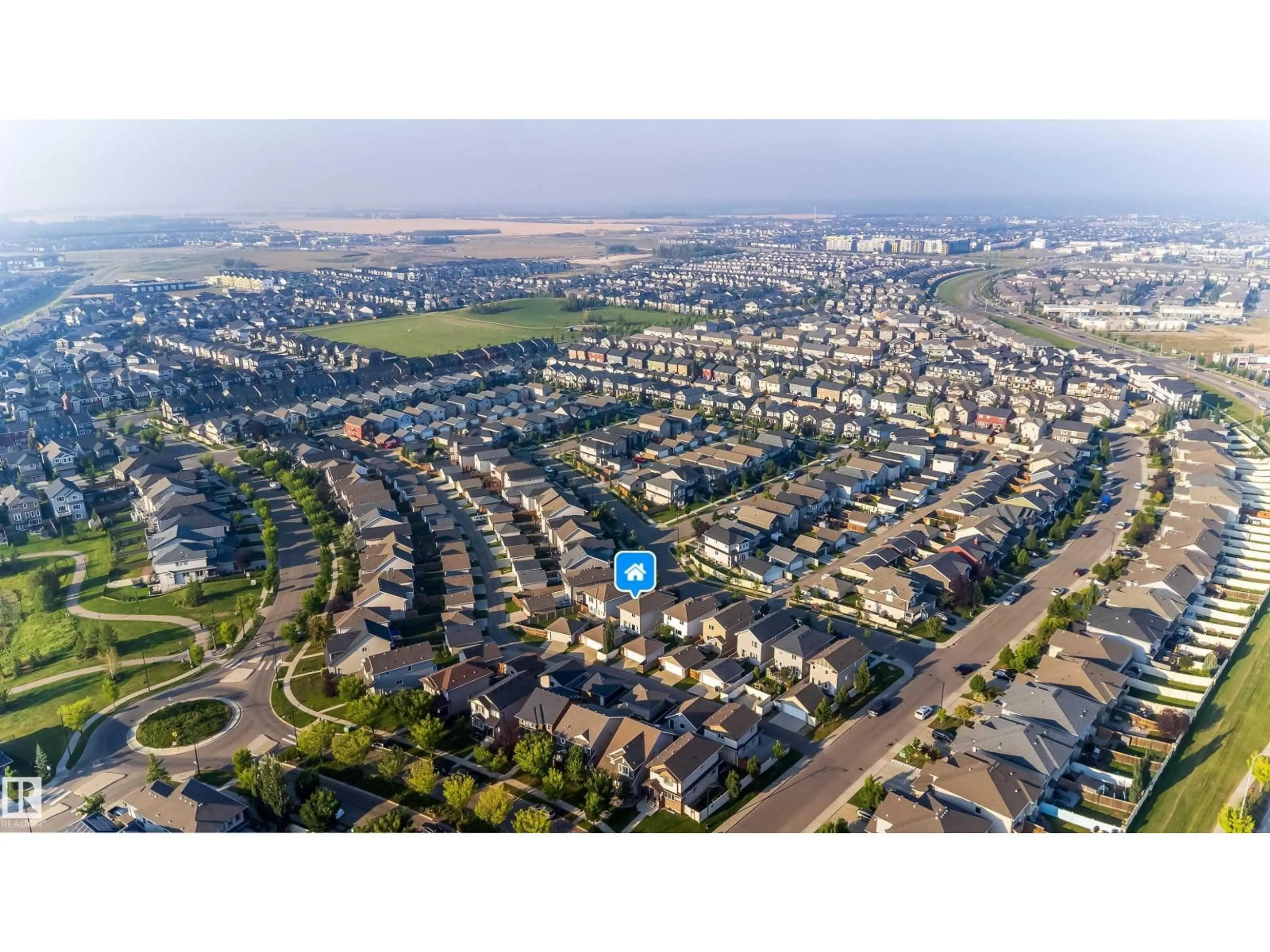 A pic from outside/outdoor area/front of a property/back of a property/a pic from drone, street for SW - 1023 160 ST, Edmonton Alberta T6W2H6