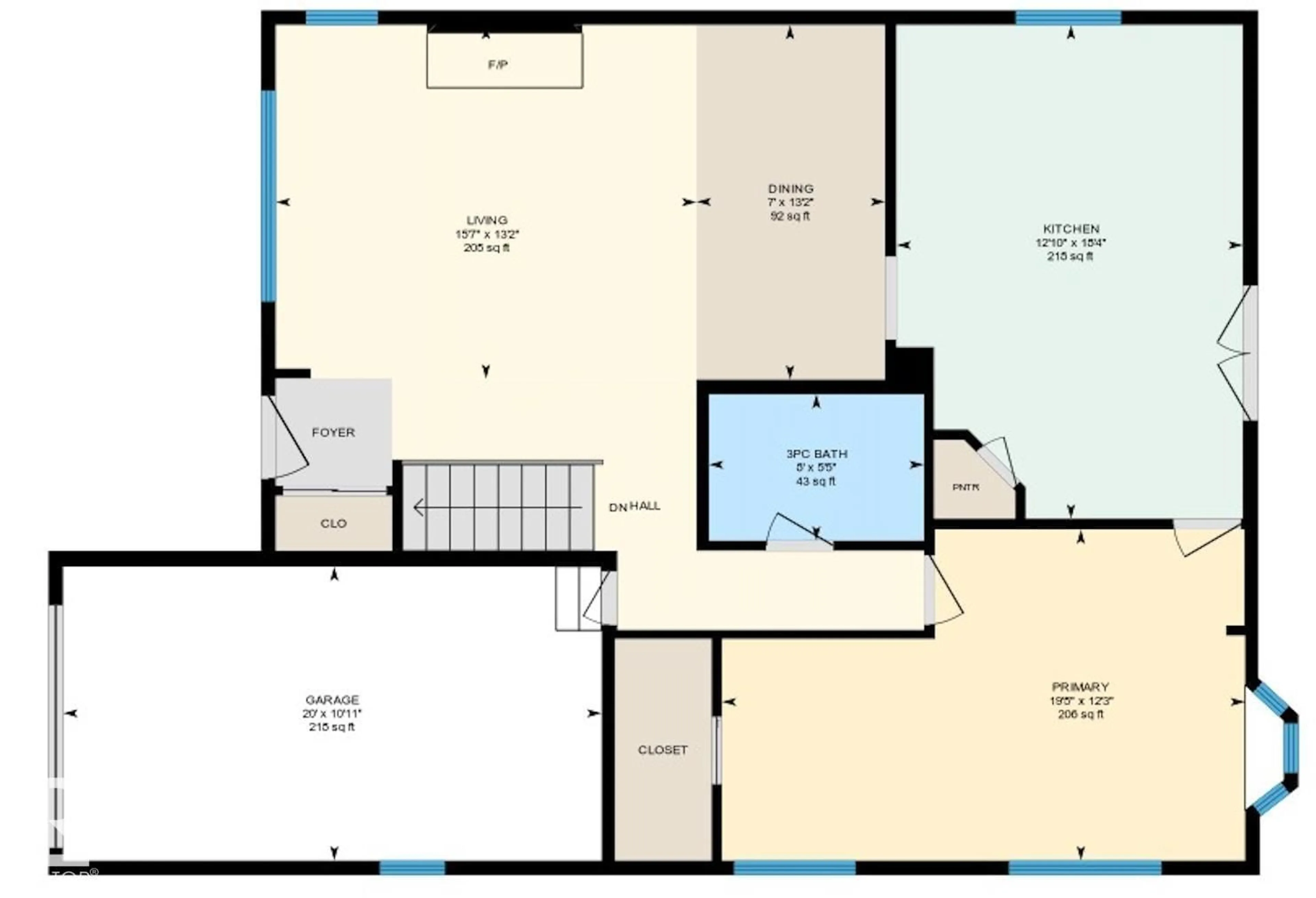 Floor plan for 4 GLENDALE CR, Stony Plain Alberta T7Z1A8