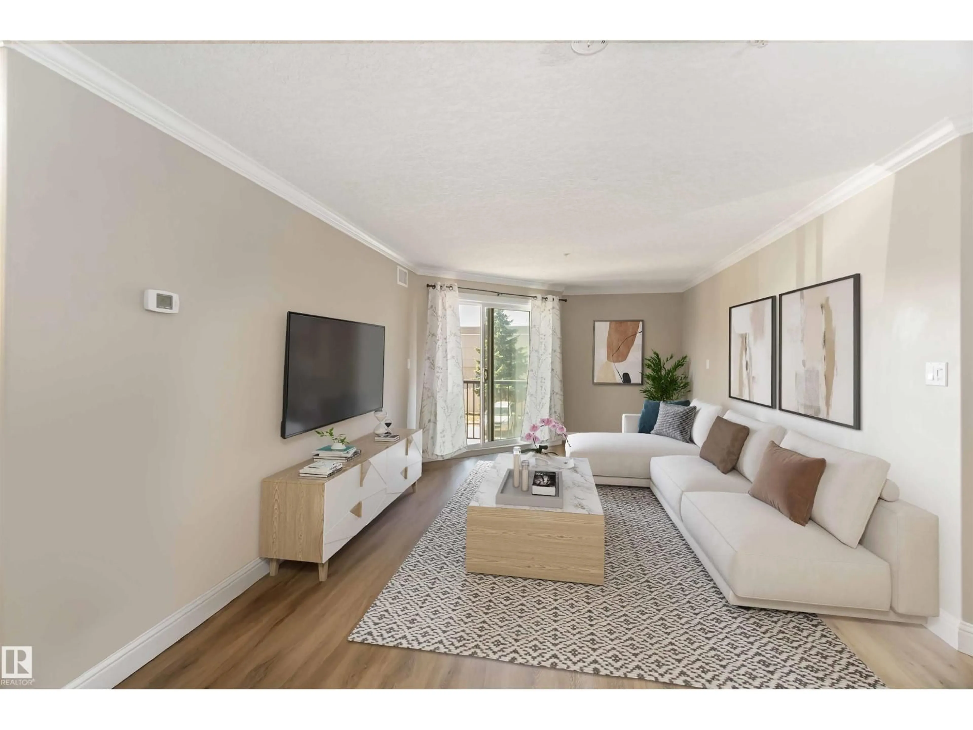 Living room with furniture, unknown for 210 13111 140 AV NW, Edmonton Alberta T6V0B1