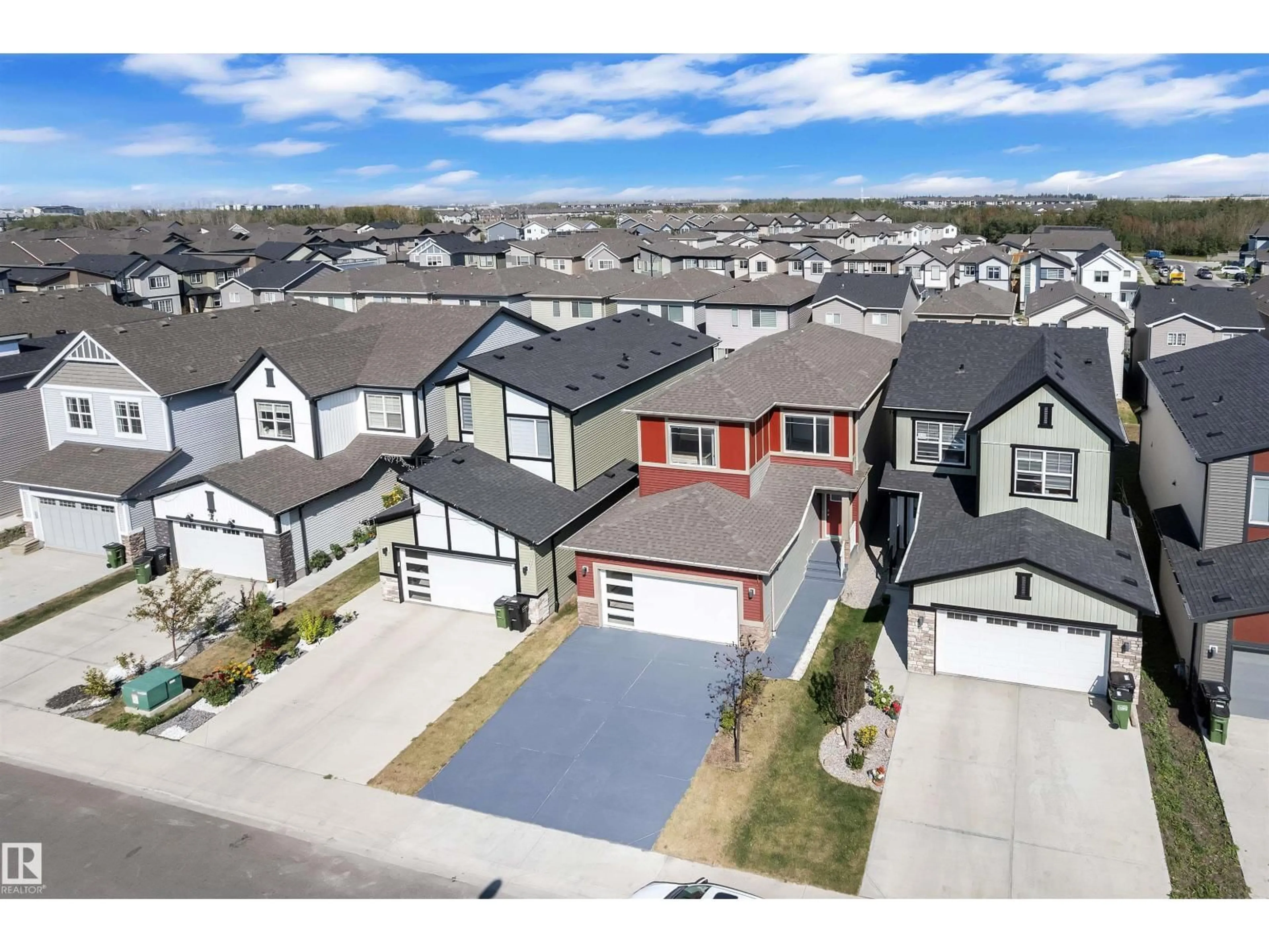 A pic from outside/outdoor area/front of a property/back of a property/a pic from drone, street for 332 35 AV, Edmonton Alberta T6T2P8