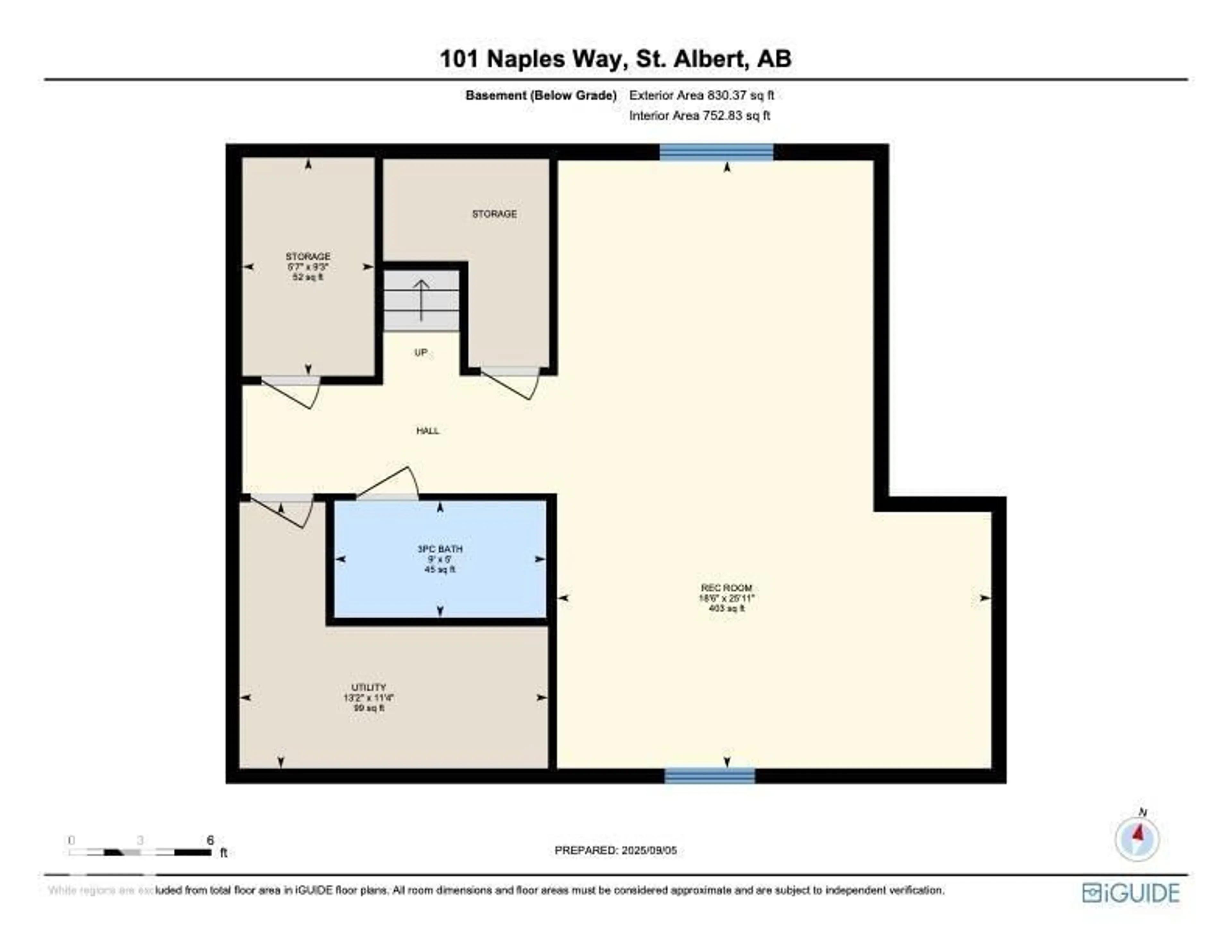 Floor plan for 101 NAPLES WY, St. Albert Alberta T8N7G2