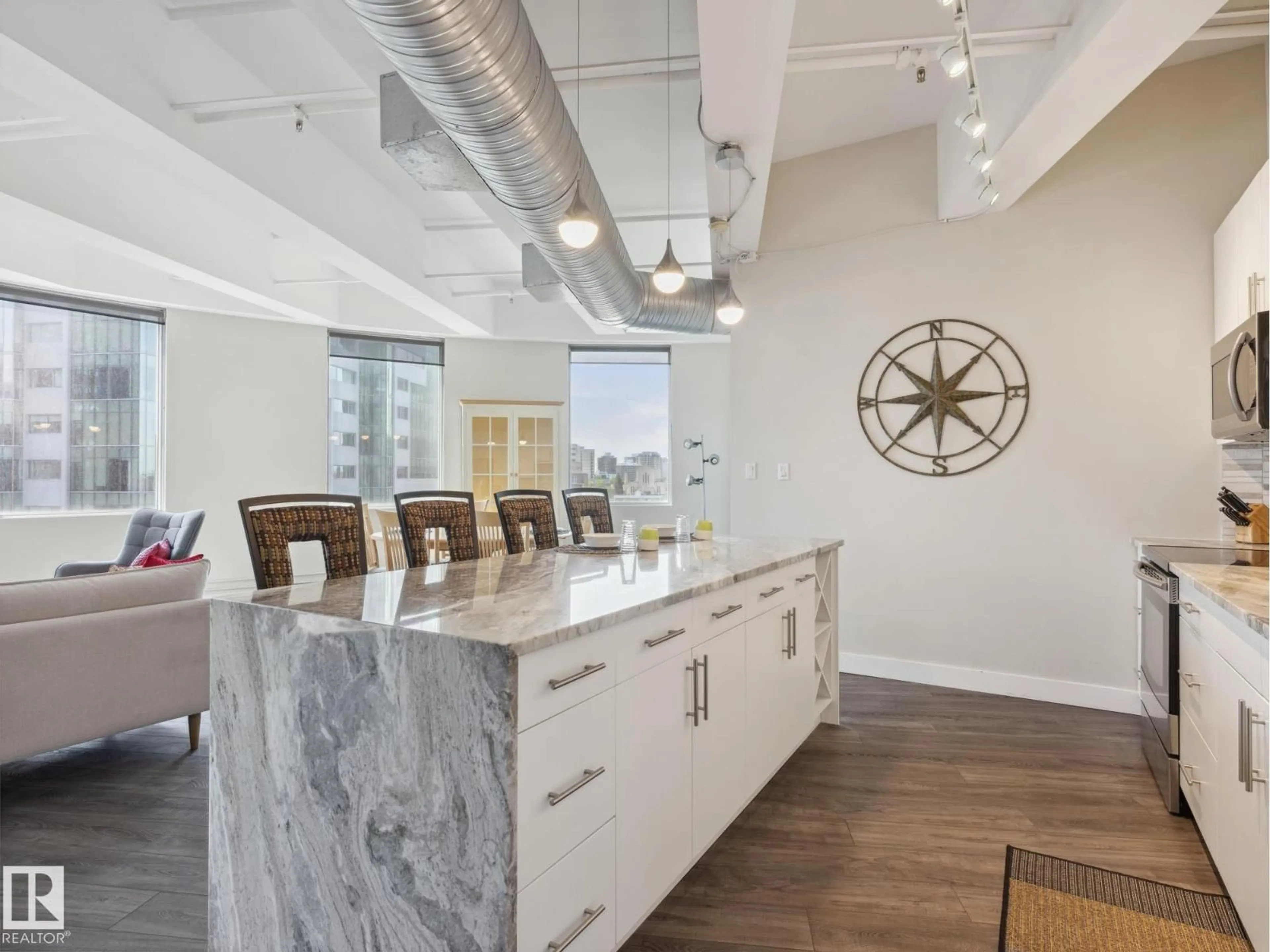 Open concept kitchen, unknown for 504 - 10105 109 ST, Edmonton Alberta T5J1M8