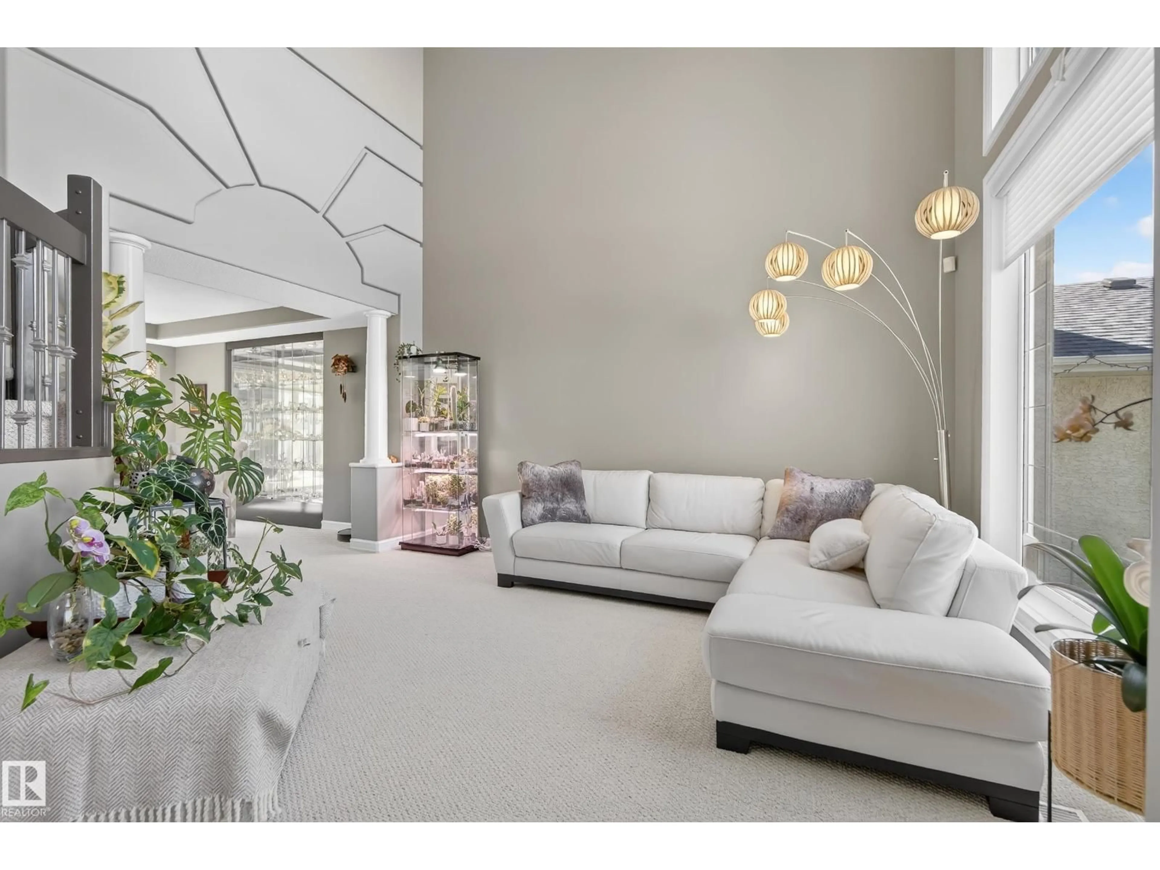 Living room with furniture, unknown for 8615 159A AV, Edmonton Alberta T5Z3E8