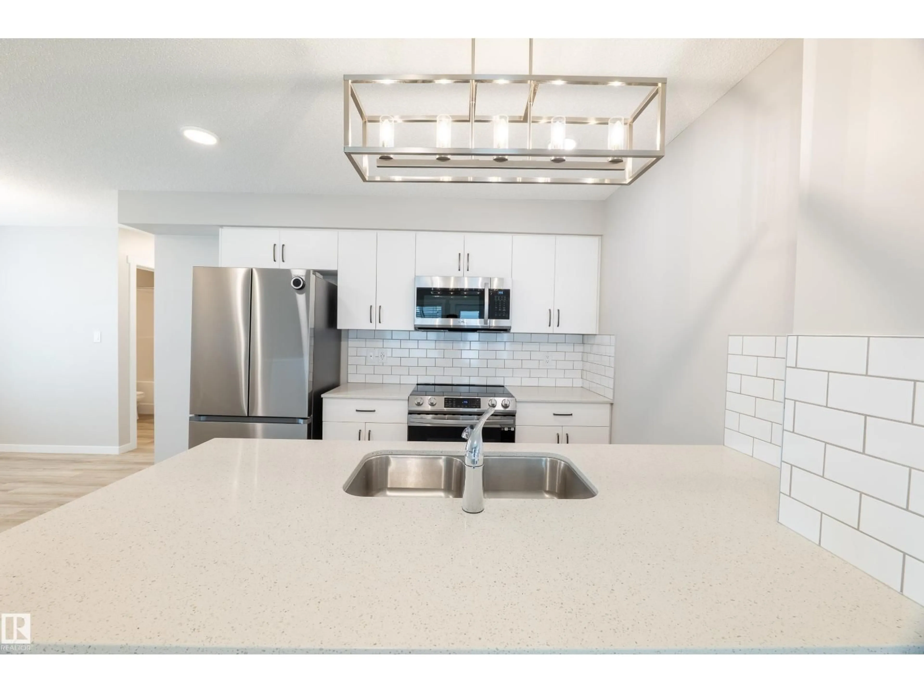 Open concept kitchen, ceramic/tile floor for 78 - 17832 78 ST NW, Edmonton Alberta T5Z0P7