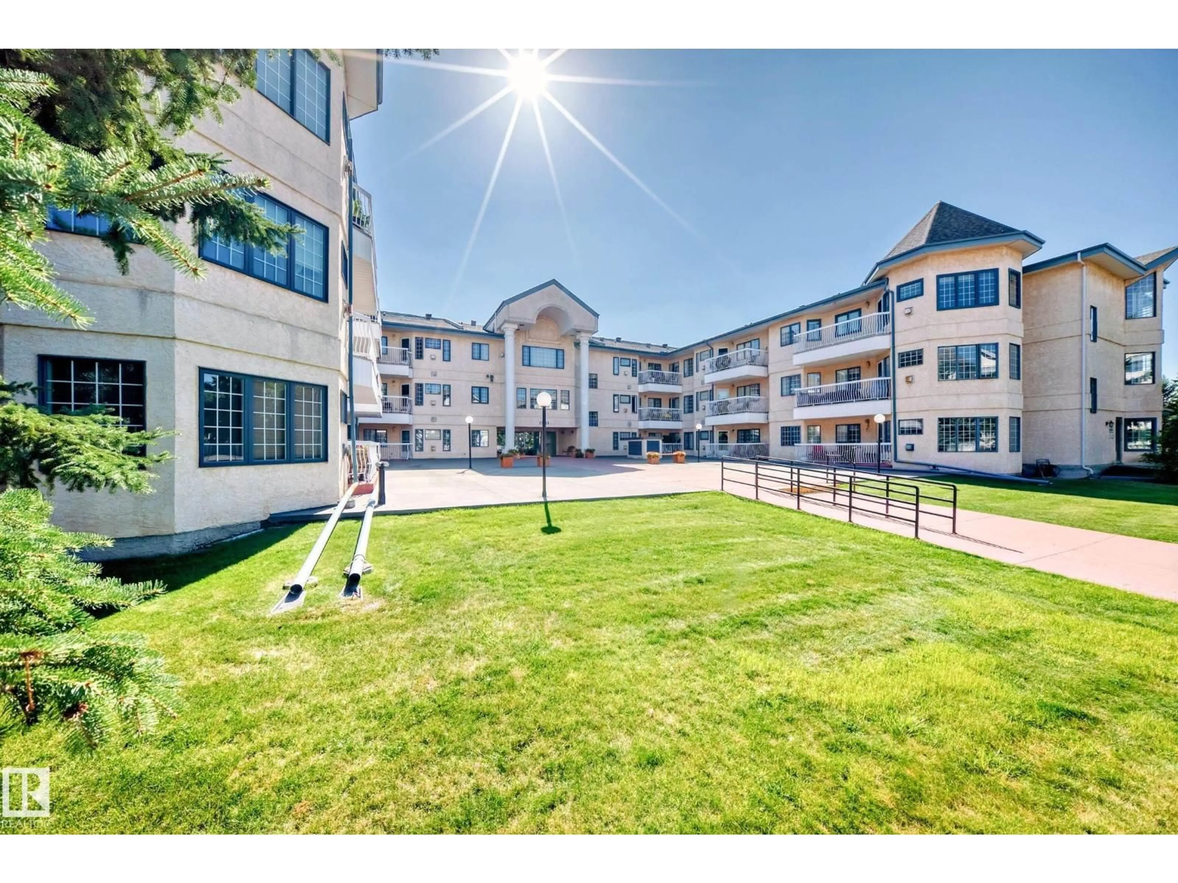 A pic from outside/outdoor area/front of a property/back of a property/a pic from drone, building for #116 - 17151 94A AV, Edmonton Alberta T5T5Z9