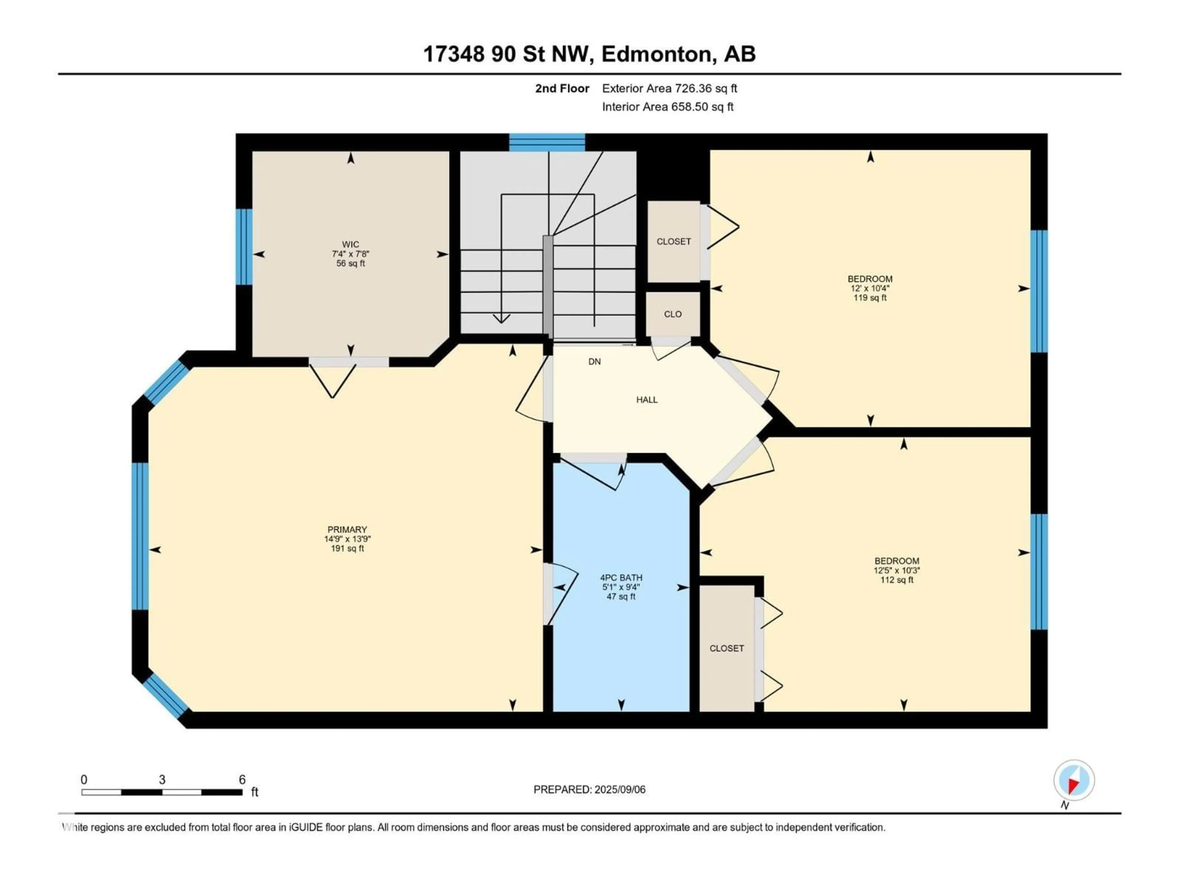 Floor plan for 17348 90 ST, Edmonton Alberta T5Z3W6