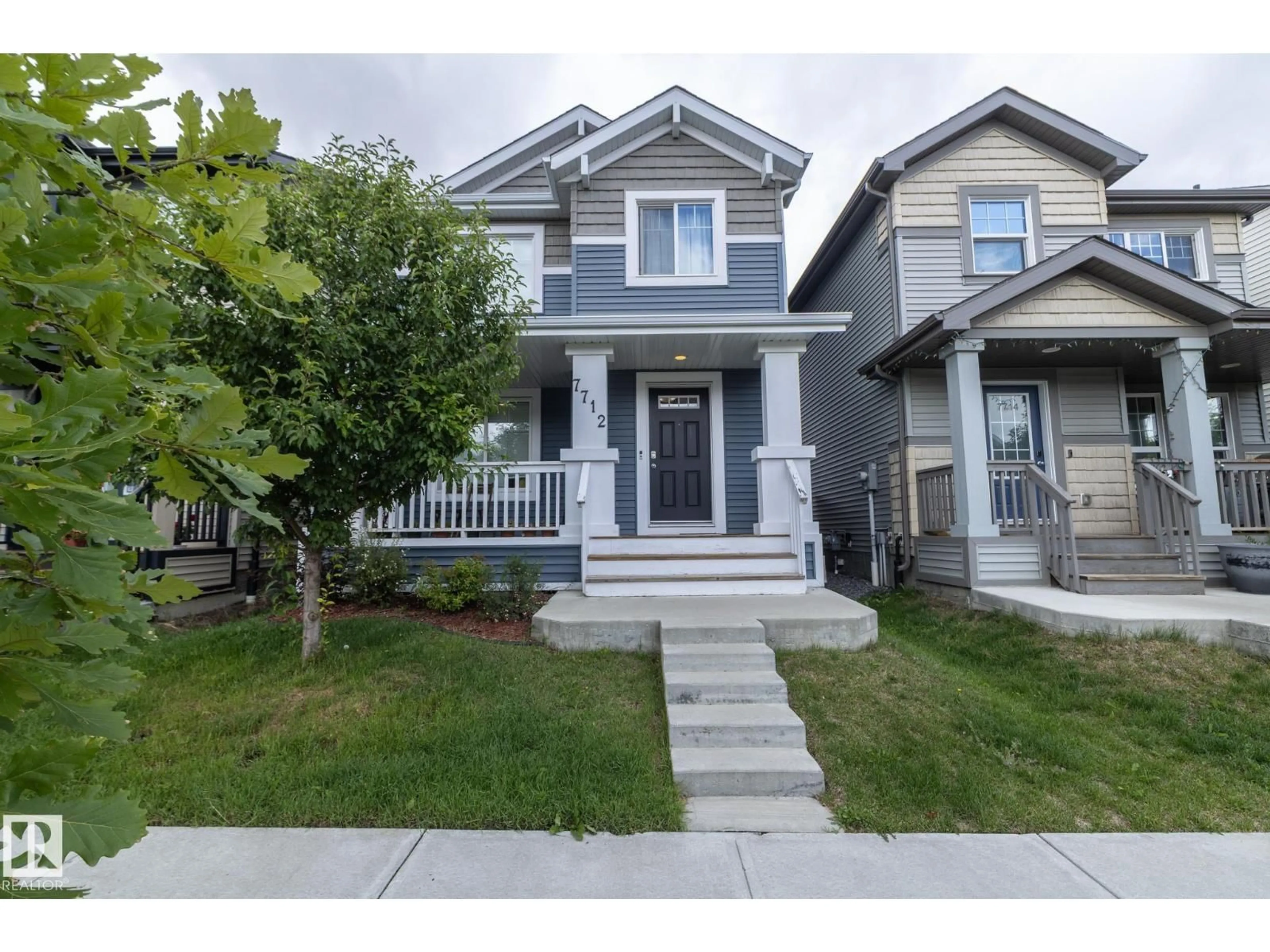 Home with vinyl exterior material, street for NW - 7712 EIFERT CR, Edmonton Alberta T6M0W2