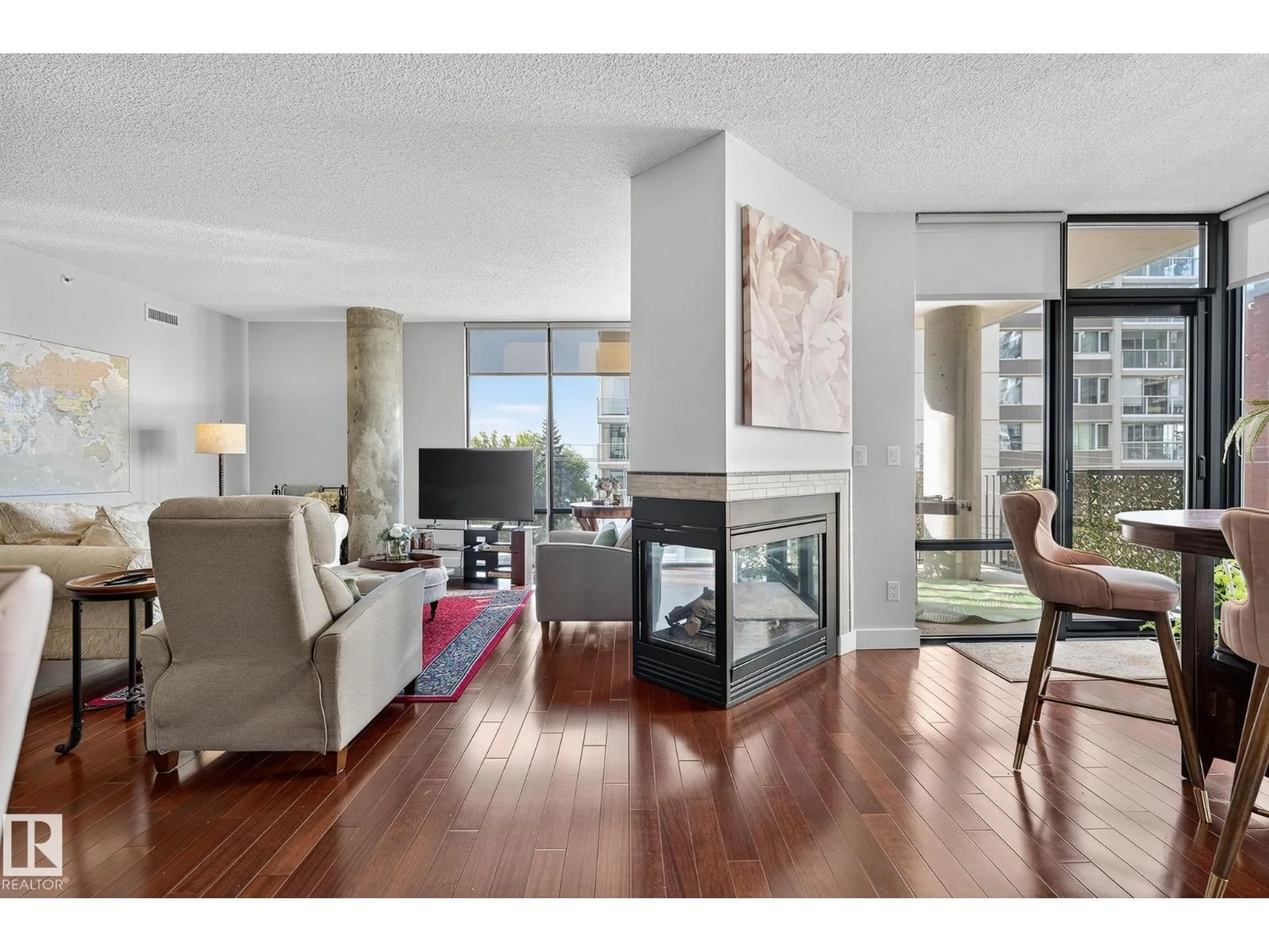 Living room with furniture, unknown for #401 - 10028 119 ST, Edmonton Alberta T5K1Y8