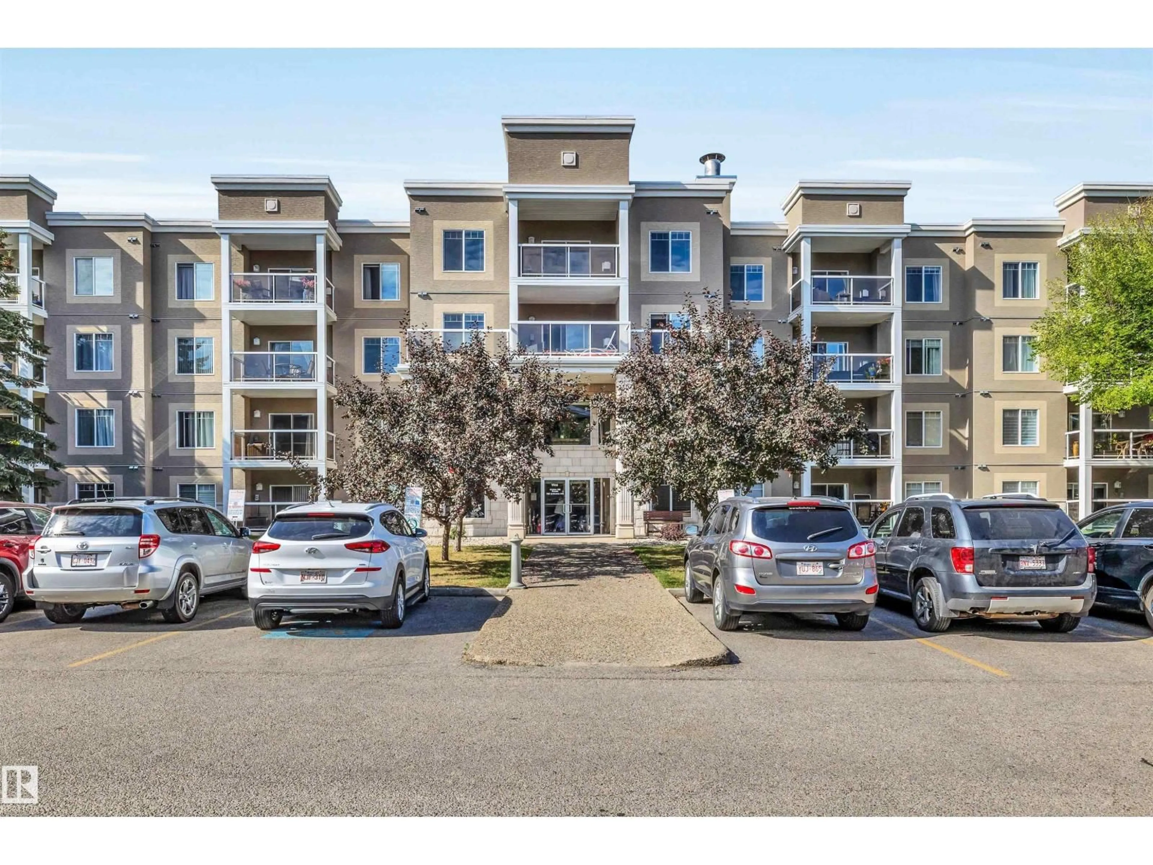 A pic from outside/outdoor area/front of a property/back of a property/a pic from drone, unknown for 78B - 441 MCKENNEY AV, St. Albert Alberta T8N7K3