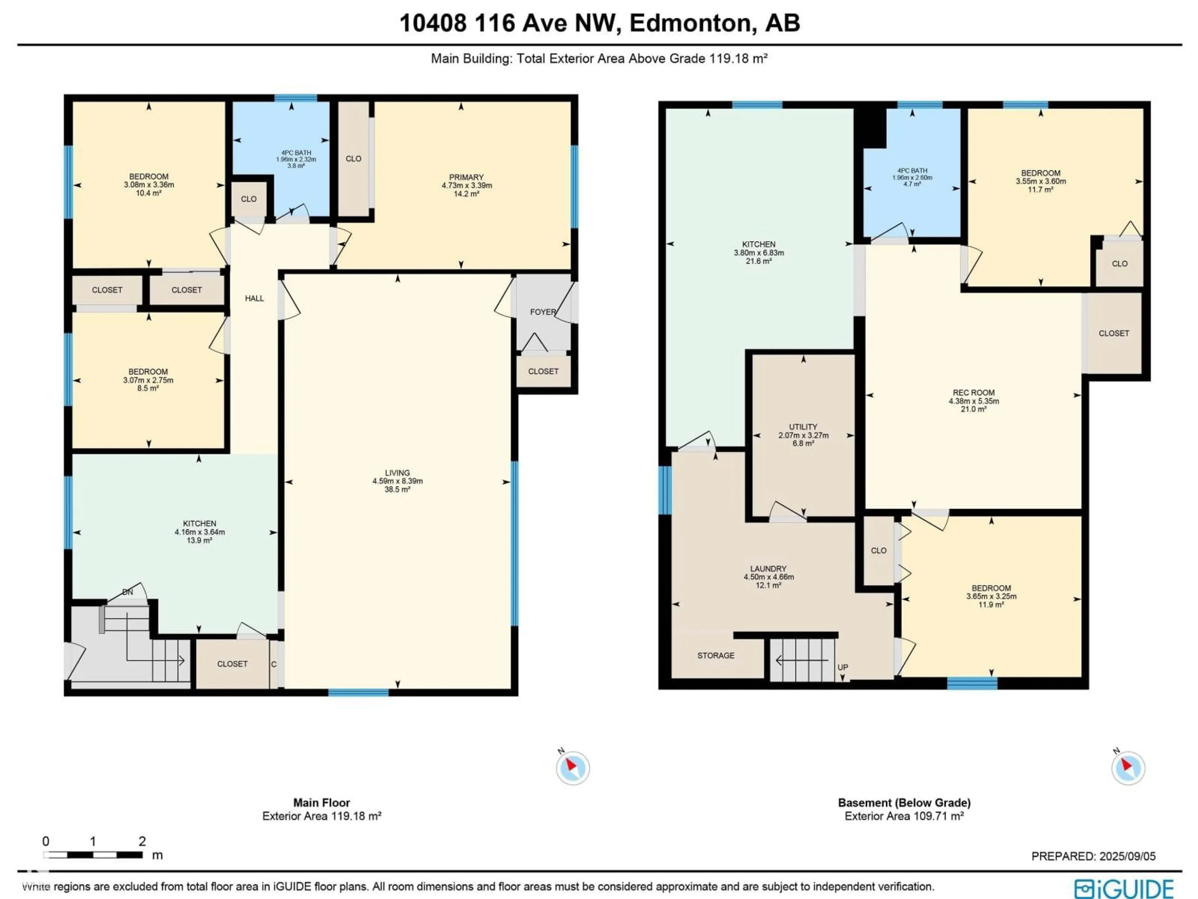 Floor plan for 10408 116 AV, Edmonton Alberta T5G0M3