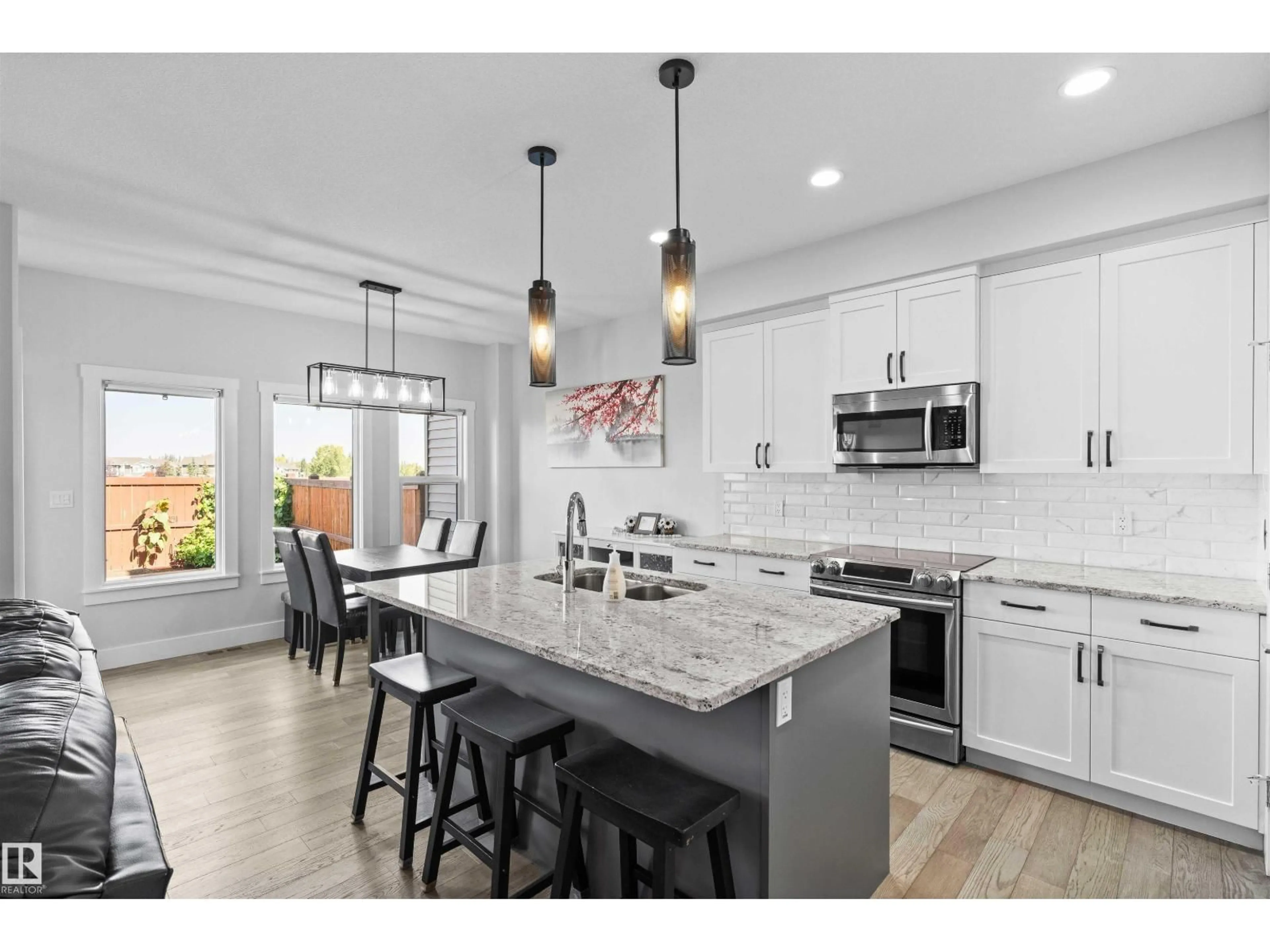 Open concept kitchen, ceramic/tile floor for 104 TRIBUTE CM, Spruce Grove Alberta T7X0W6