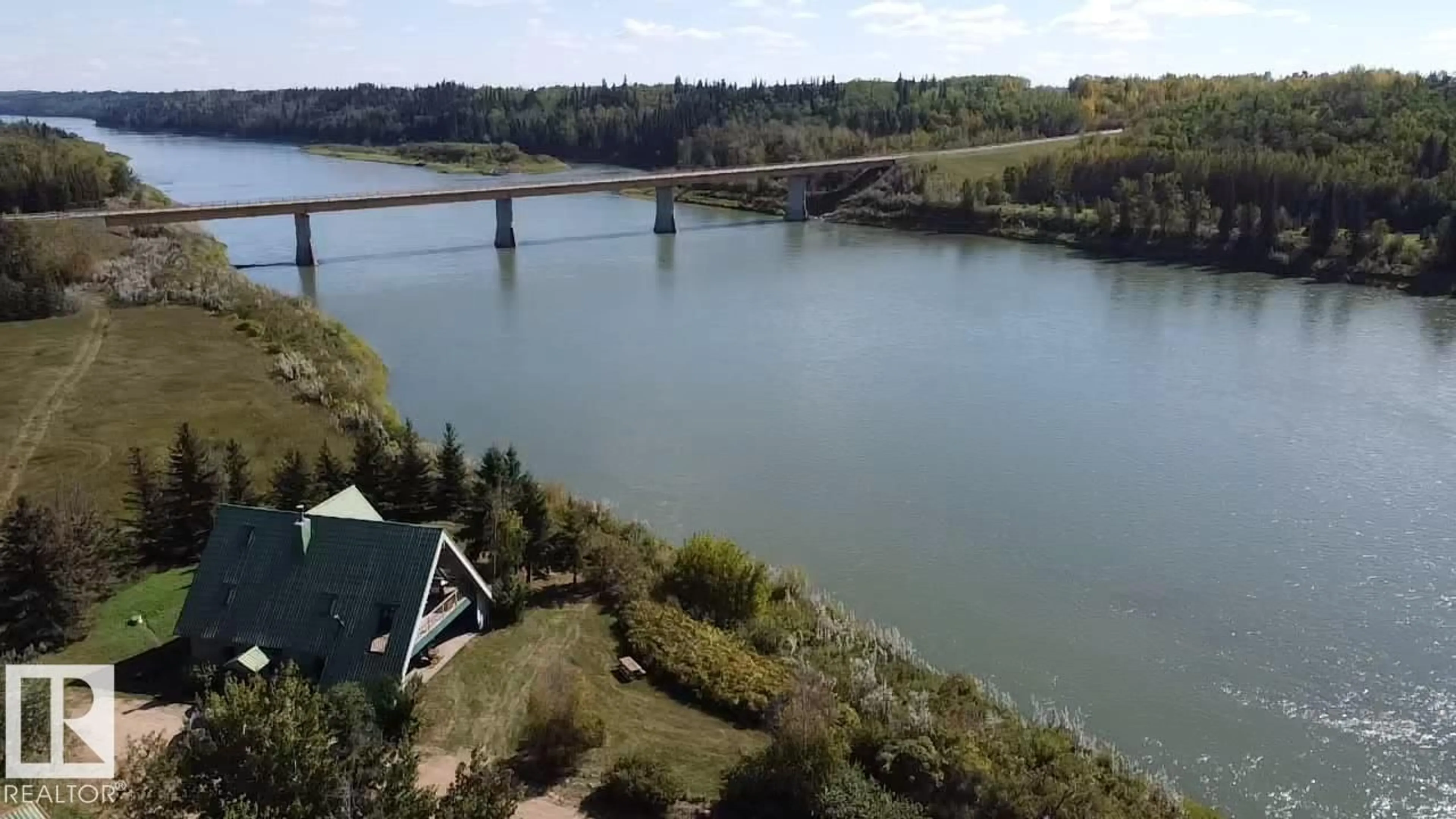 A pic from outside/outdoor area/front of a property/back of a property/a pic from drone, water/lake/river/ocean view for 17401 VICTORIA TR, Rural Smoky Lake County Alberta T0A3C0