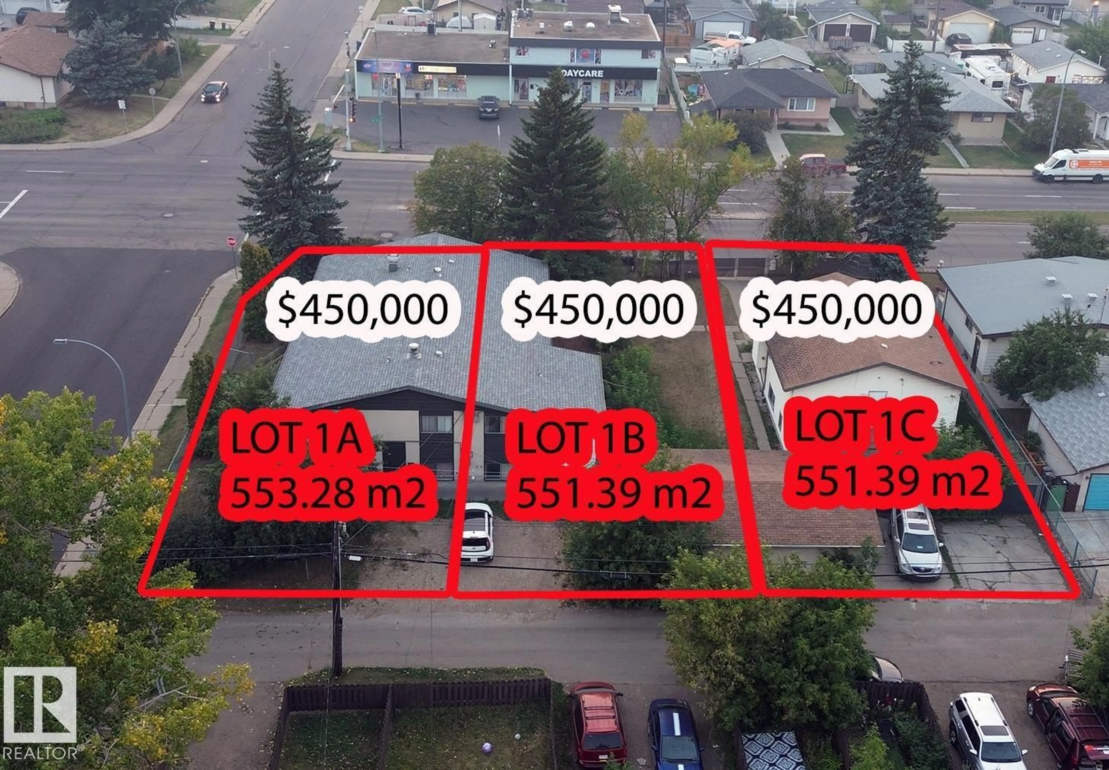 A pic from outside/outdoor area/front of a property/back of a property/a pic from drone, street for 6508 134 AV, Edmonton Alberta T5A0N2
