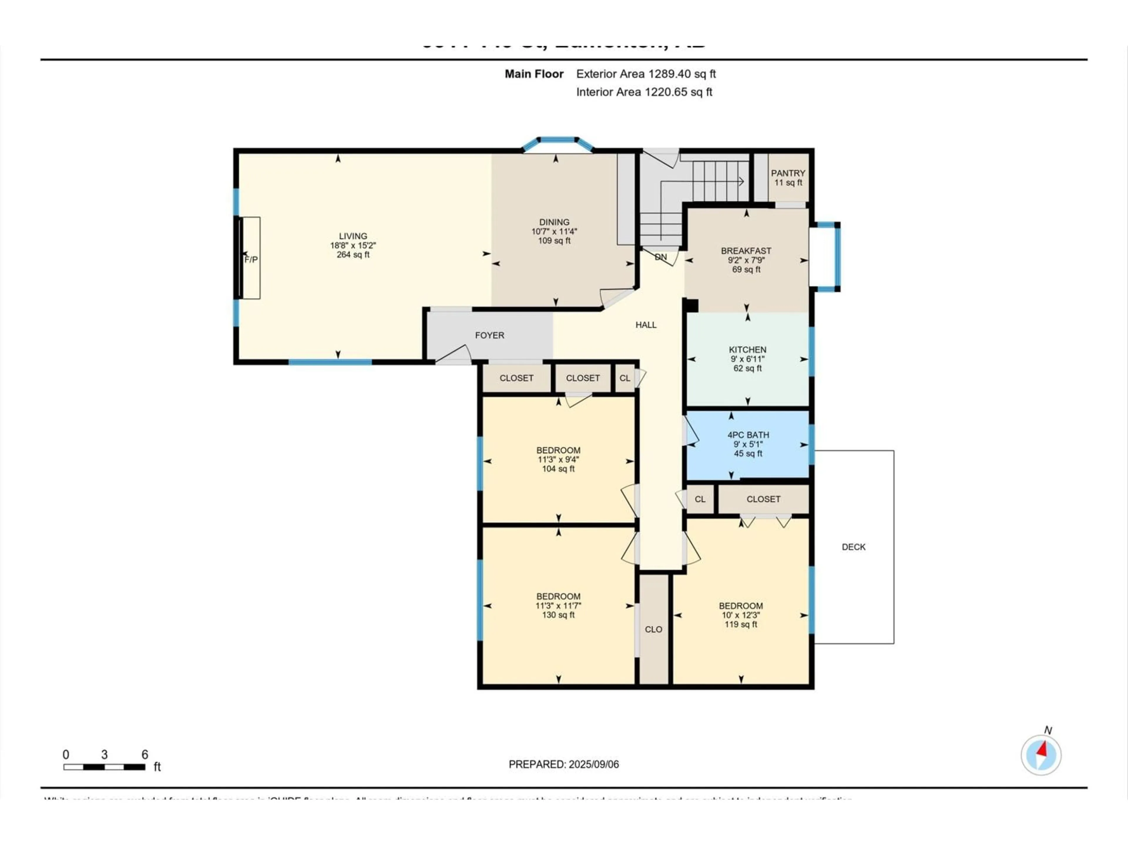 Floor plan for 9911 149 ST, Edmonton Alberta T5P1K7