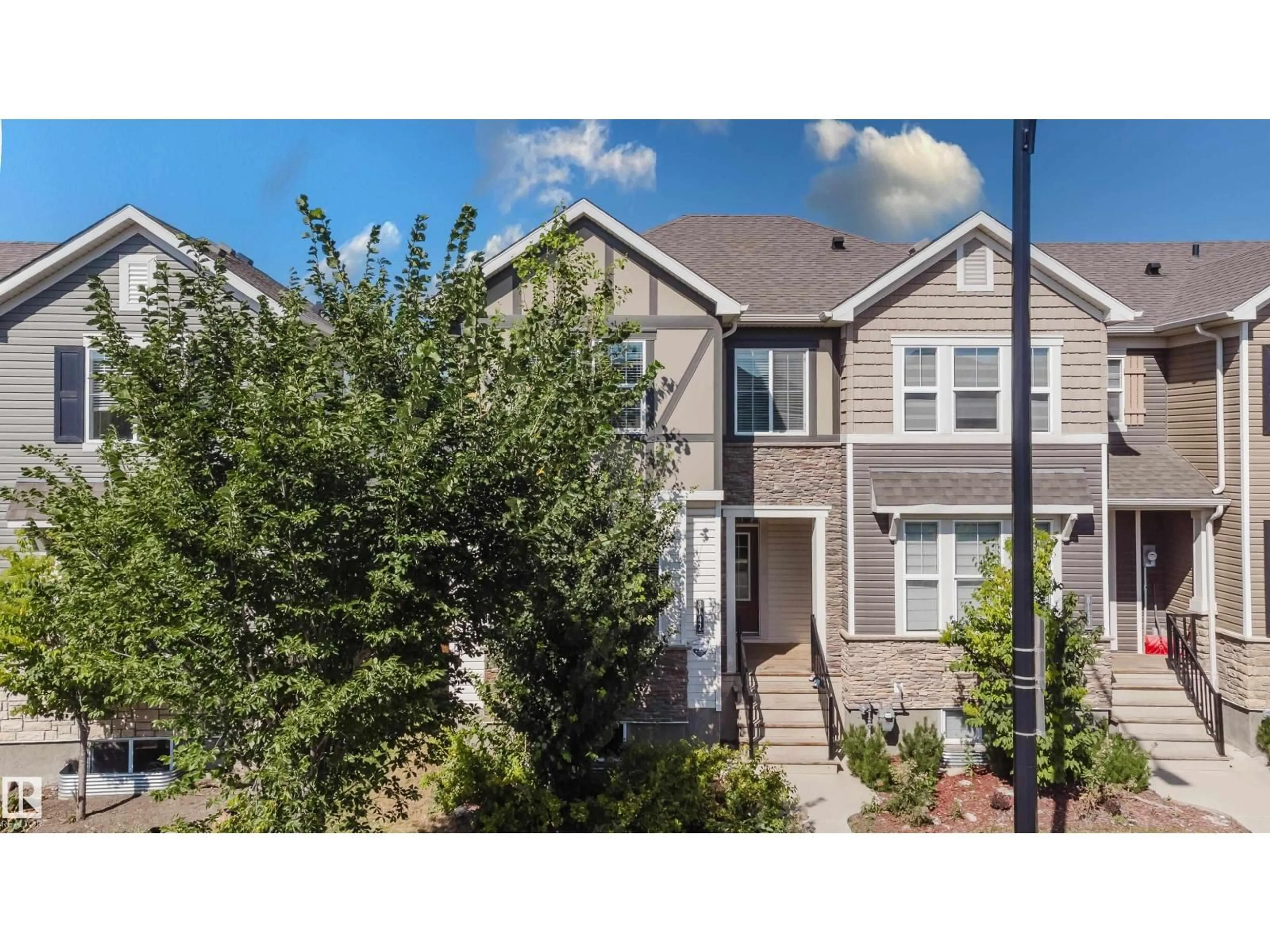 Home with vinyl exterior material, street for 8142 CHAPPELLE WY, Edmonton Alberta T6W3R2