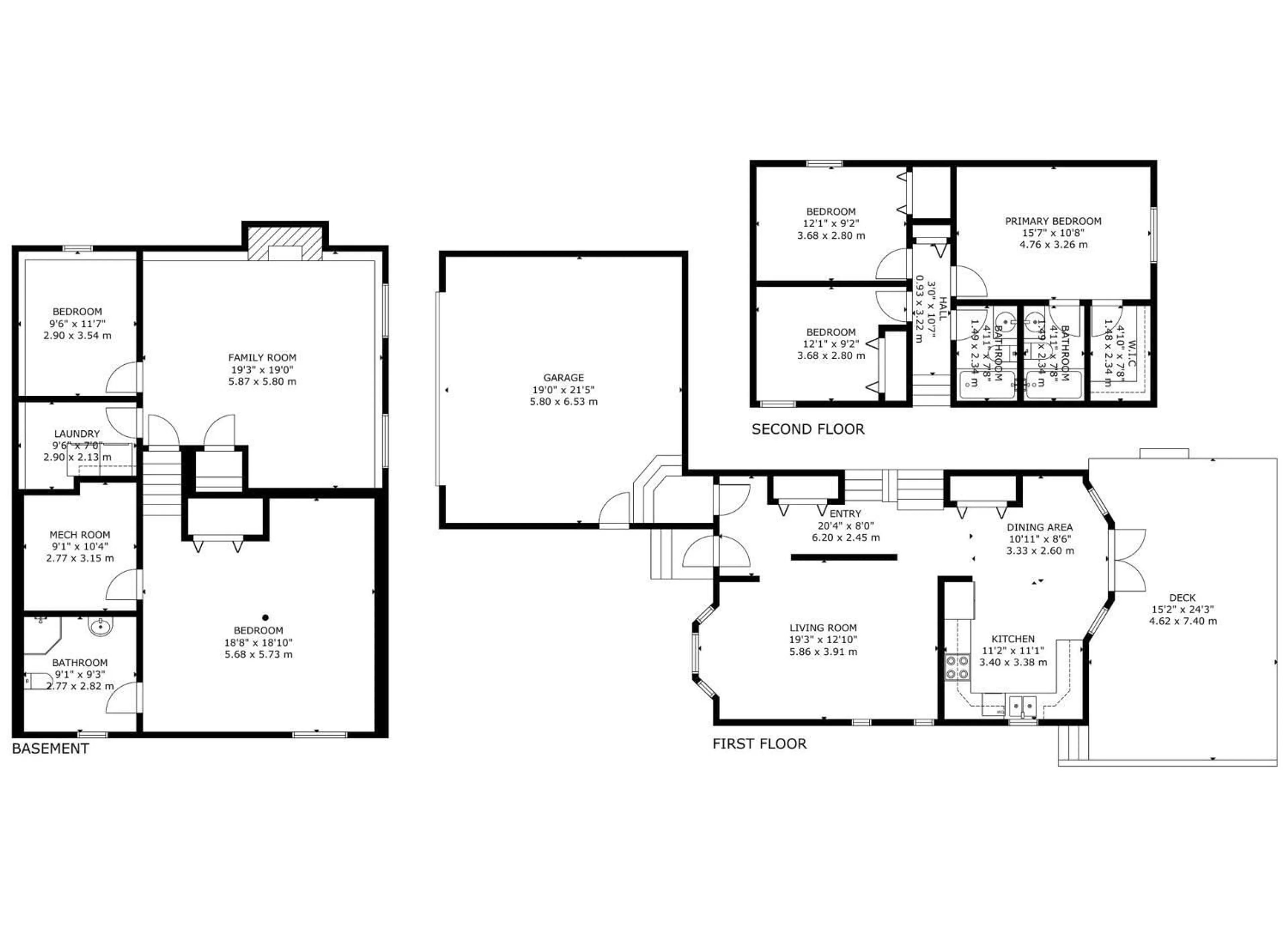 Floor plan for 123 WESTBOURNE RD, Spruce Grove Alberta T7X1S3