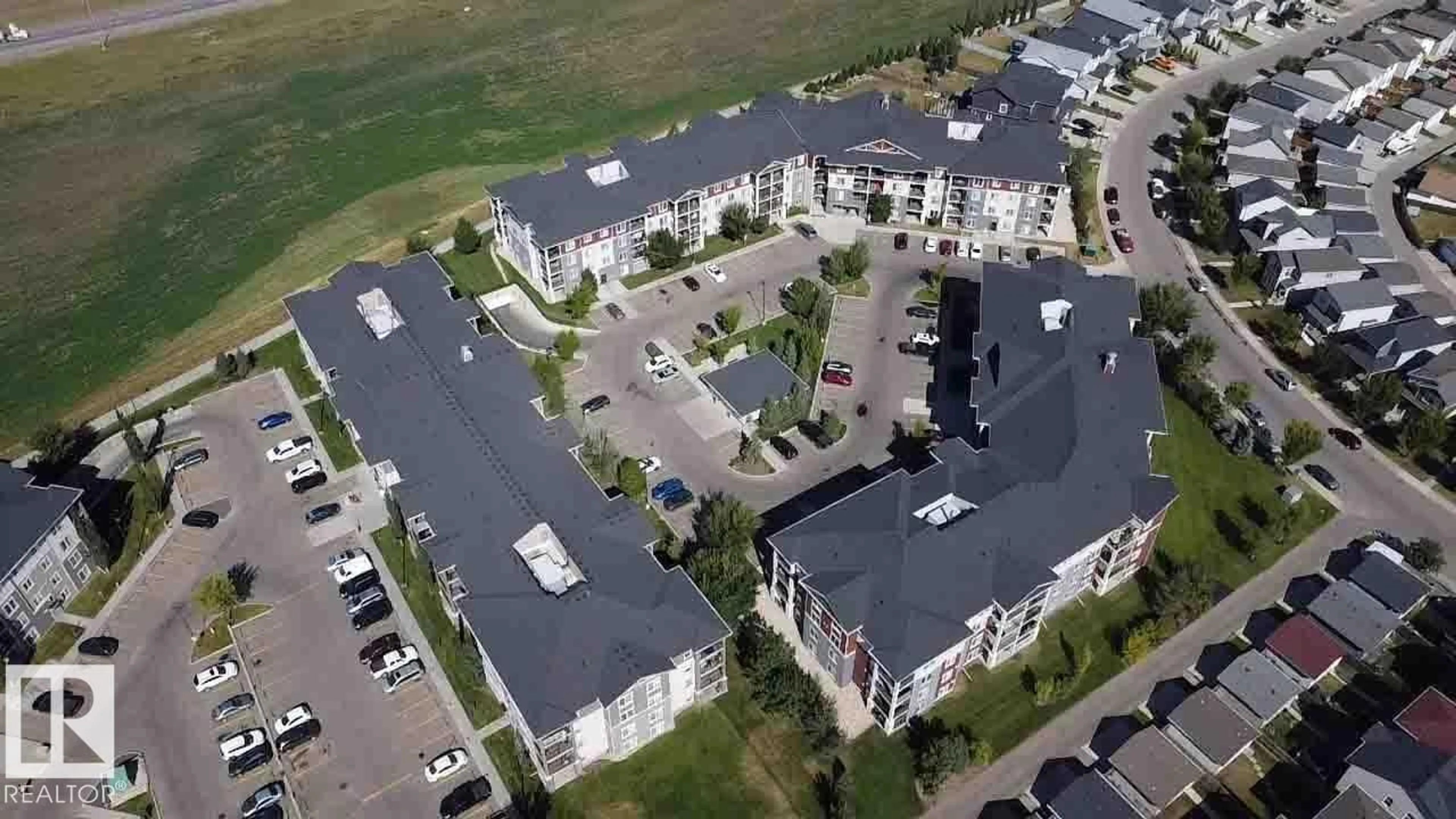 A pic from outside/outdoor area/front of a property/back of a property/a pic from drone, unknown for #410 - 18126 77 ST, Edmonton Alberta T5Z0N7