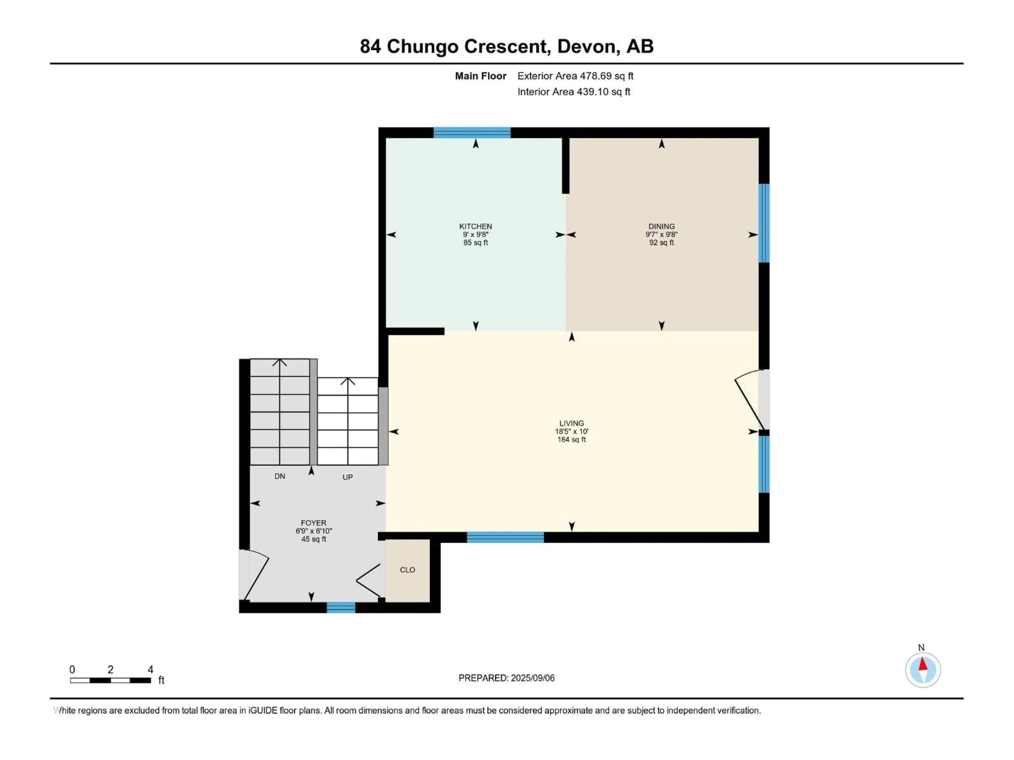 Floor plan for 84 CHUNGO CR, Devon Alberta T9G1V5