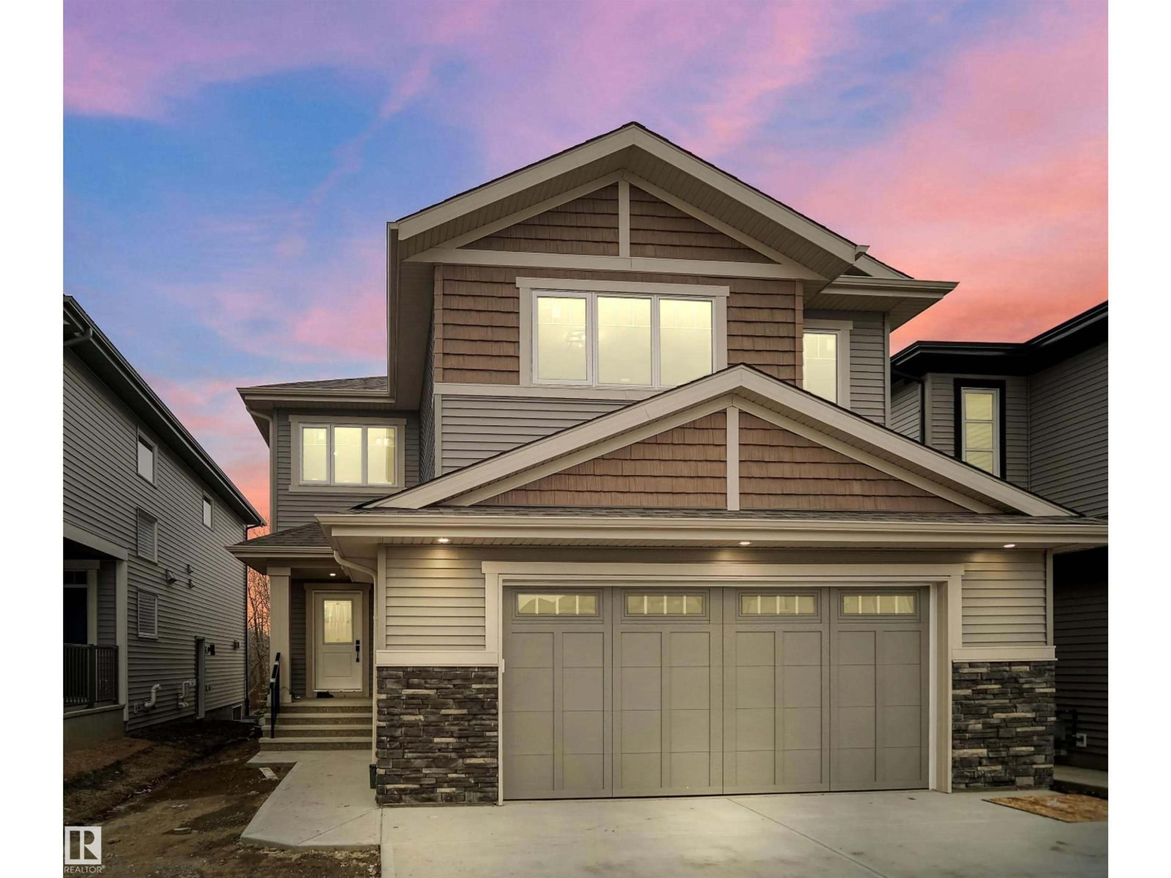 Home with vinyl exterior material, street for 3620 6 ST, Edmonton Alberta T6T2L5