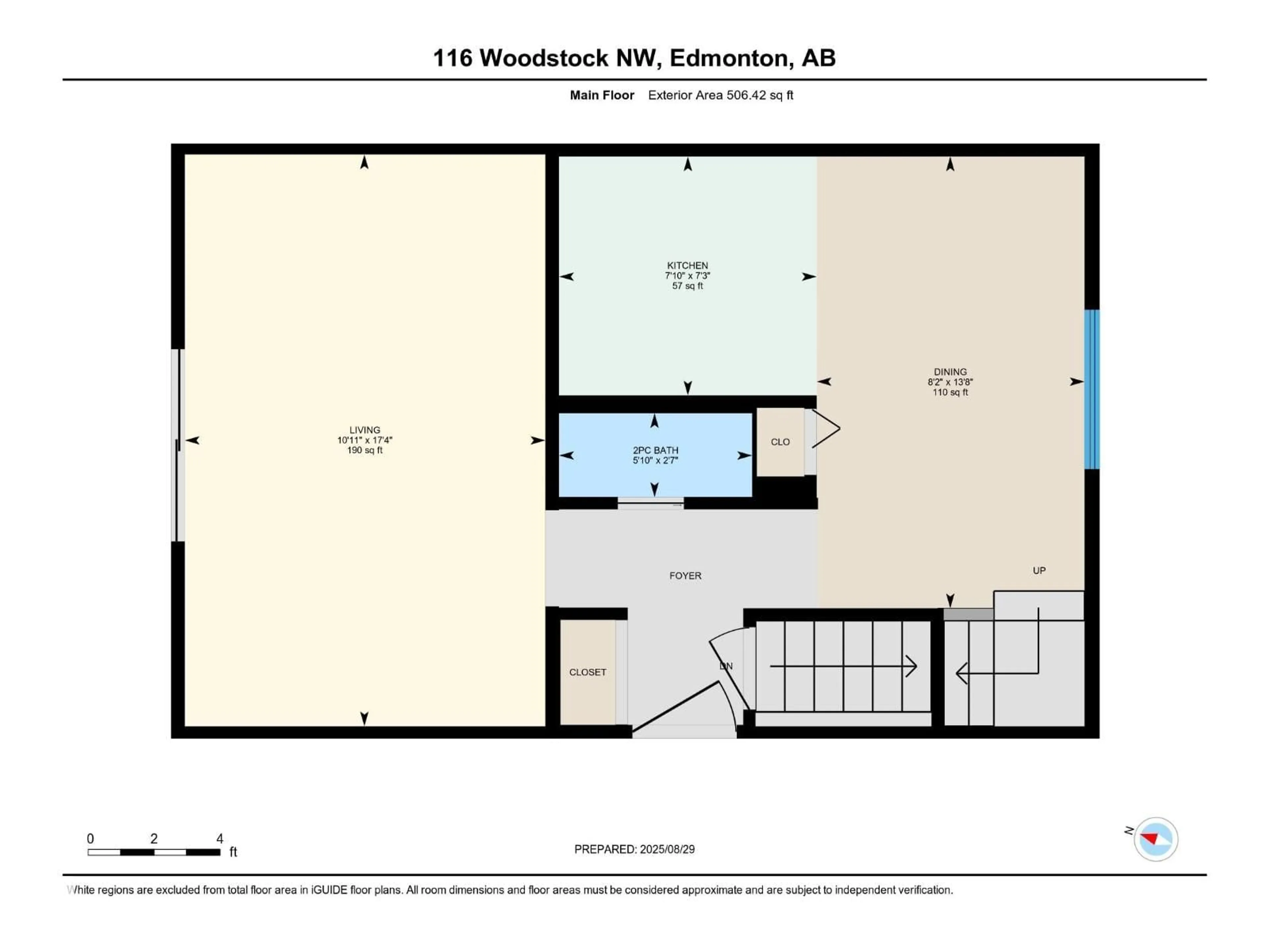Floor plan for 116 WOODSTOCK NW, Edmonton Alberta T5T0H6