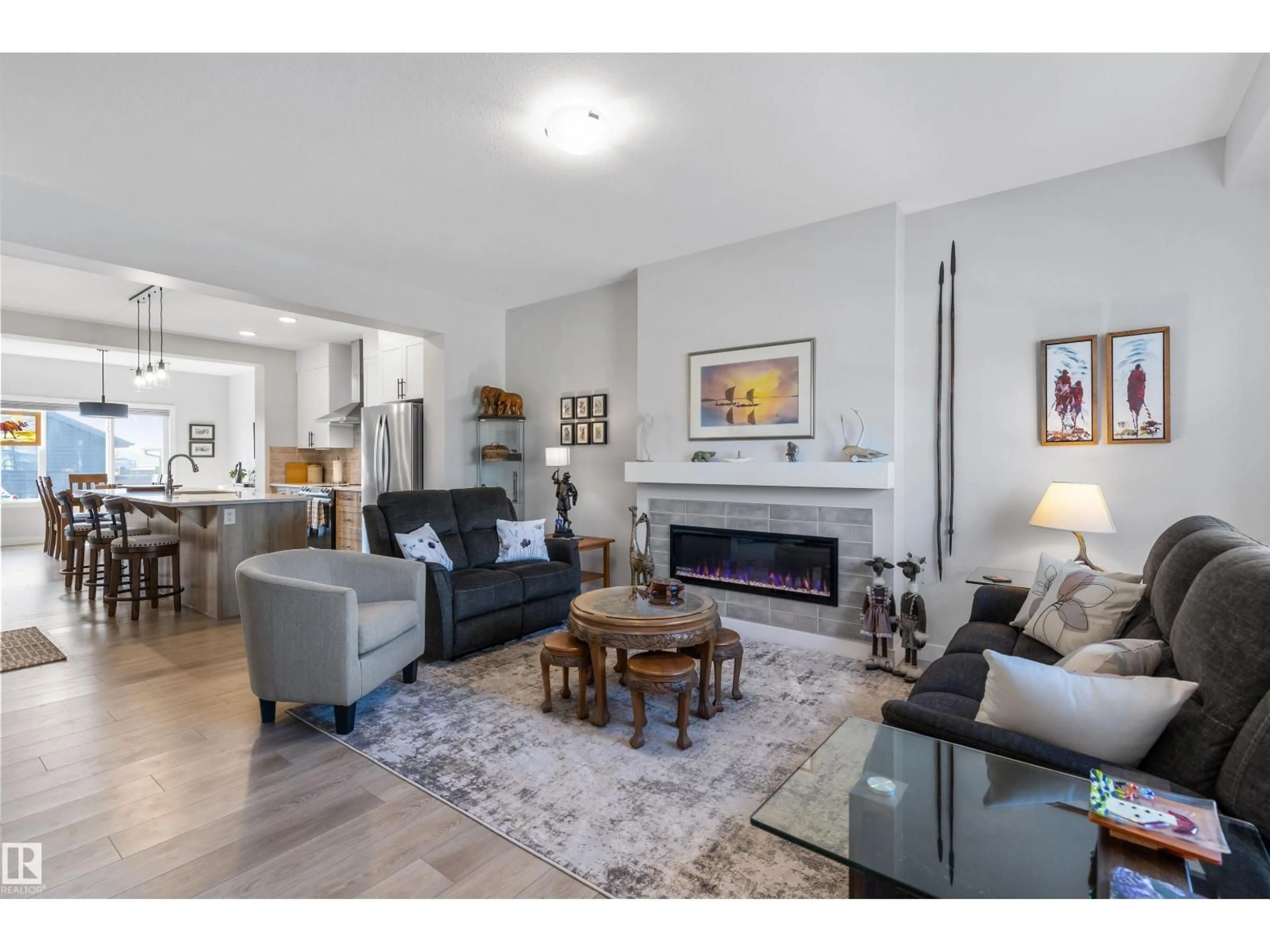 Living room with furniture, unknown for 58 REDSPUR DR, St. Albert Alberta T8N7Y6