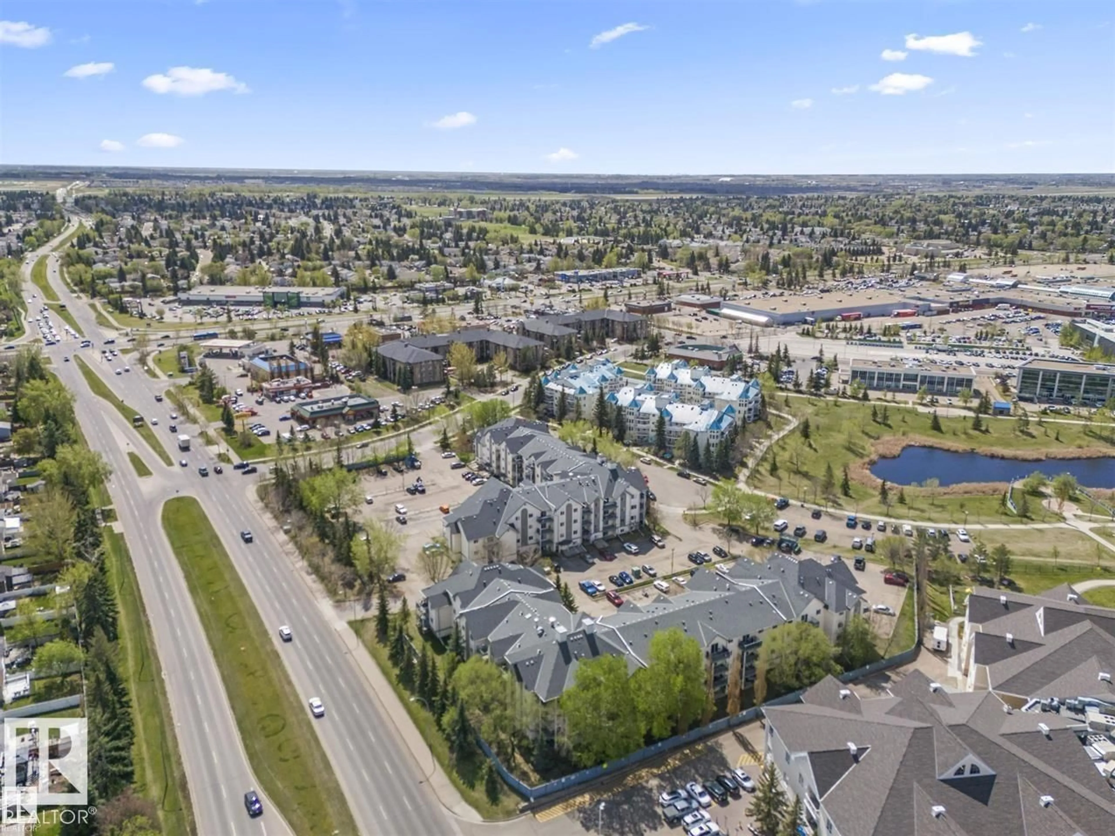 A pic from outside/outdoor area/front of a property/back of a property/a pic from drone, street for #334 - 2520 50 ST, Edmonton Alberta T6L7A8