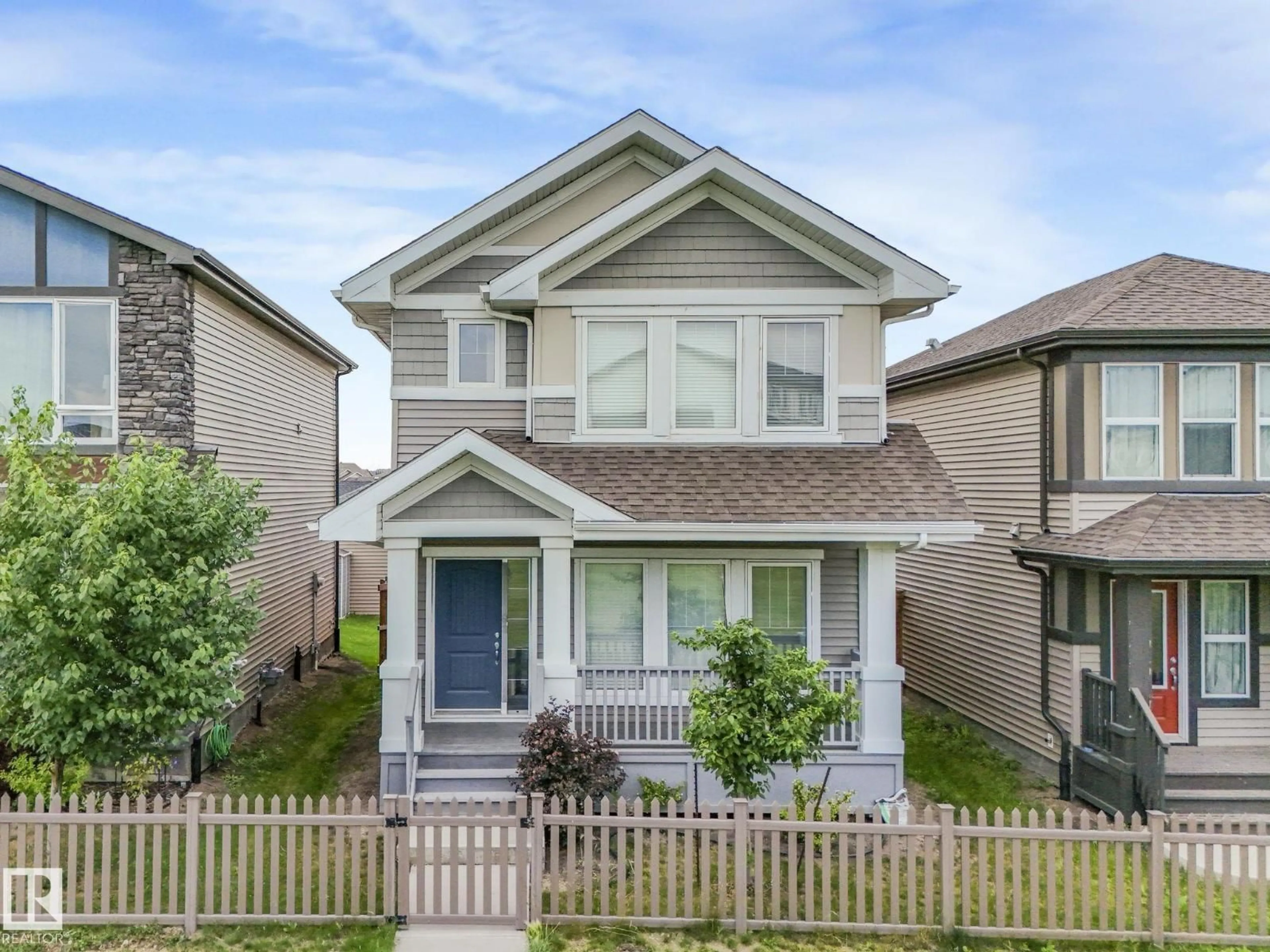 Home with vinyl exterior material, street for SW - 4053 PROWSE LANE, Edmonton Alberta T6W3M3