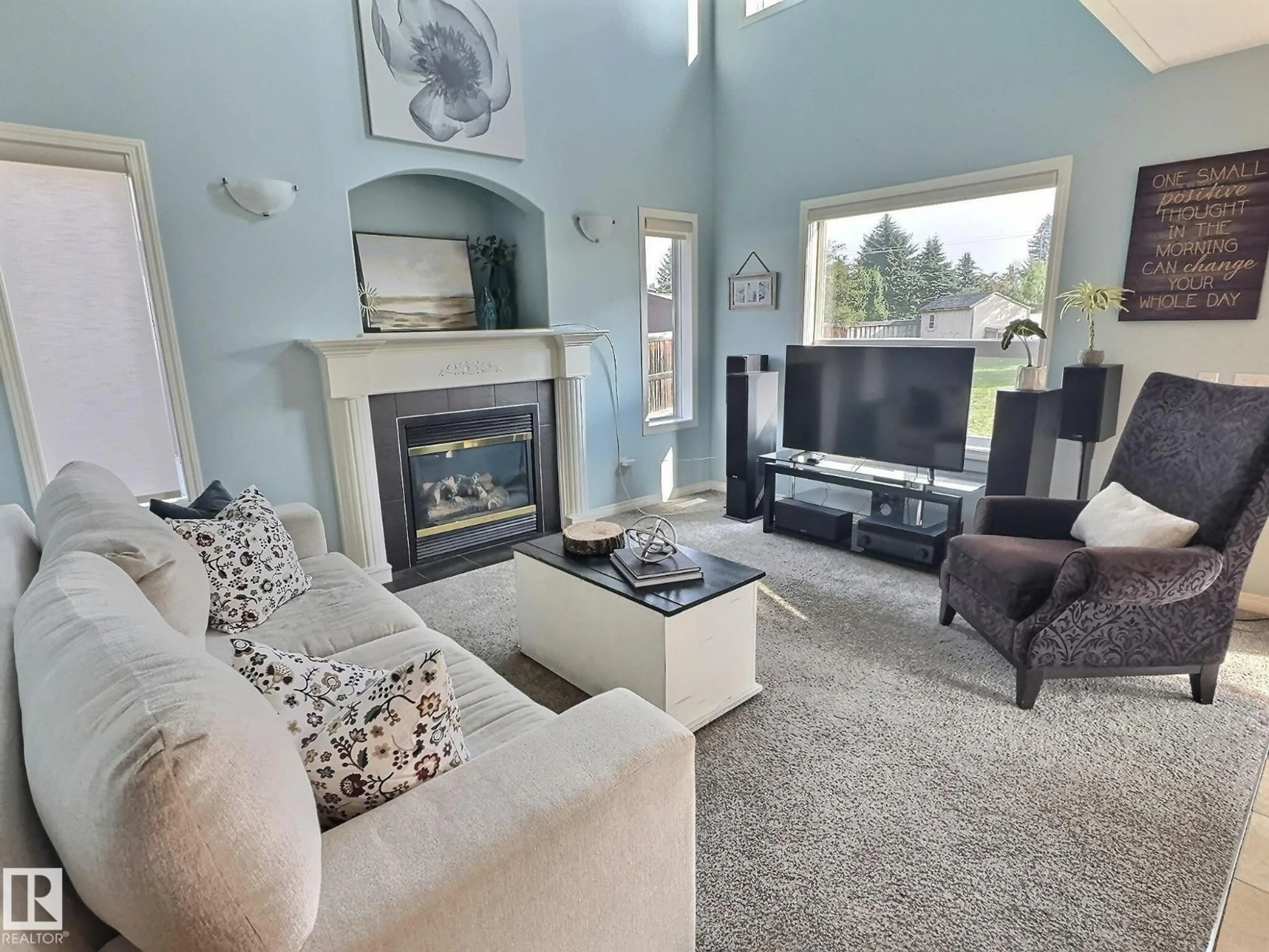 Living room with furniture, unknown for 12 WESTERRA CO, Stony Plain Alberta T7Z2X1