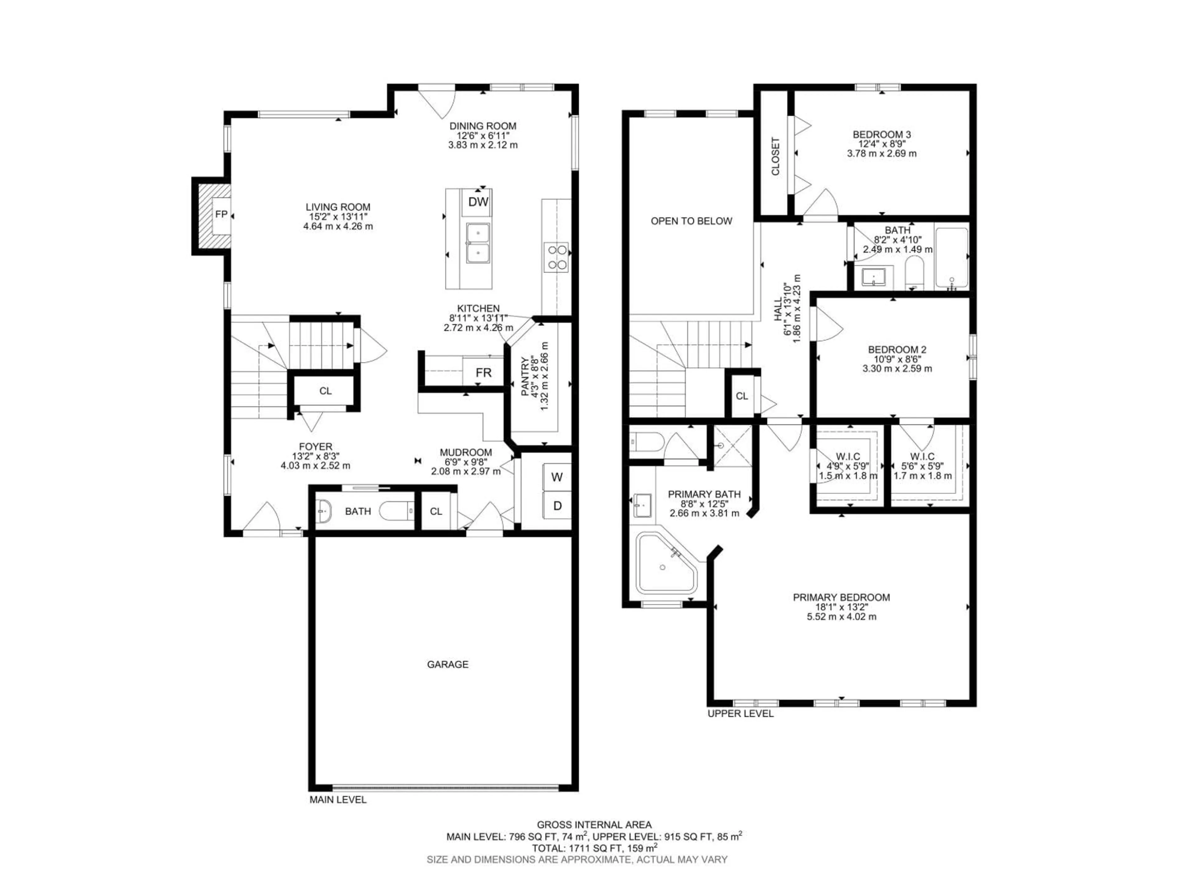 Floor plan for 12 WESTERRA CO, Stony Plain Alberta T7Z2X1