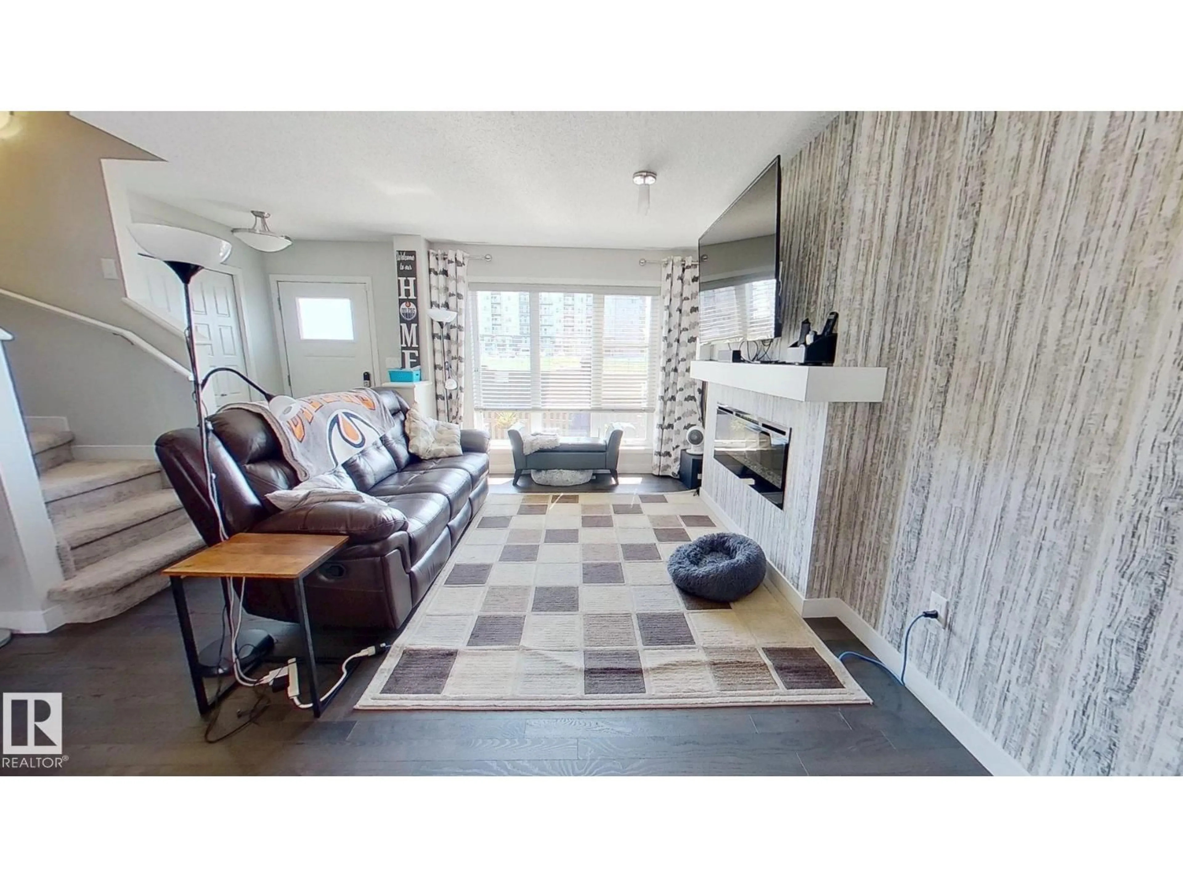 Living room with furniture, unknown for 26 - 4470 PROWSE RD, Edmonton Alberta T6W3R5