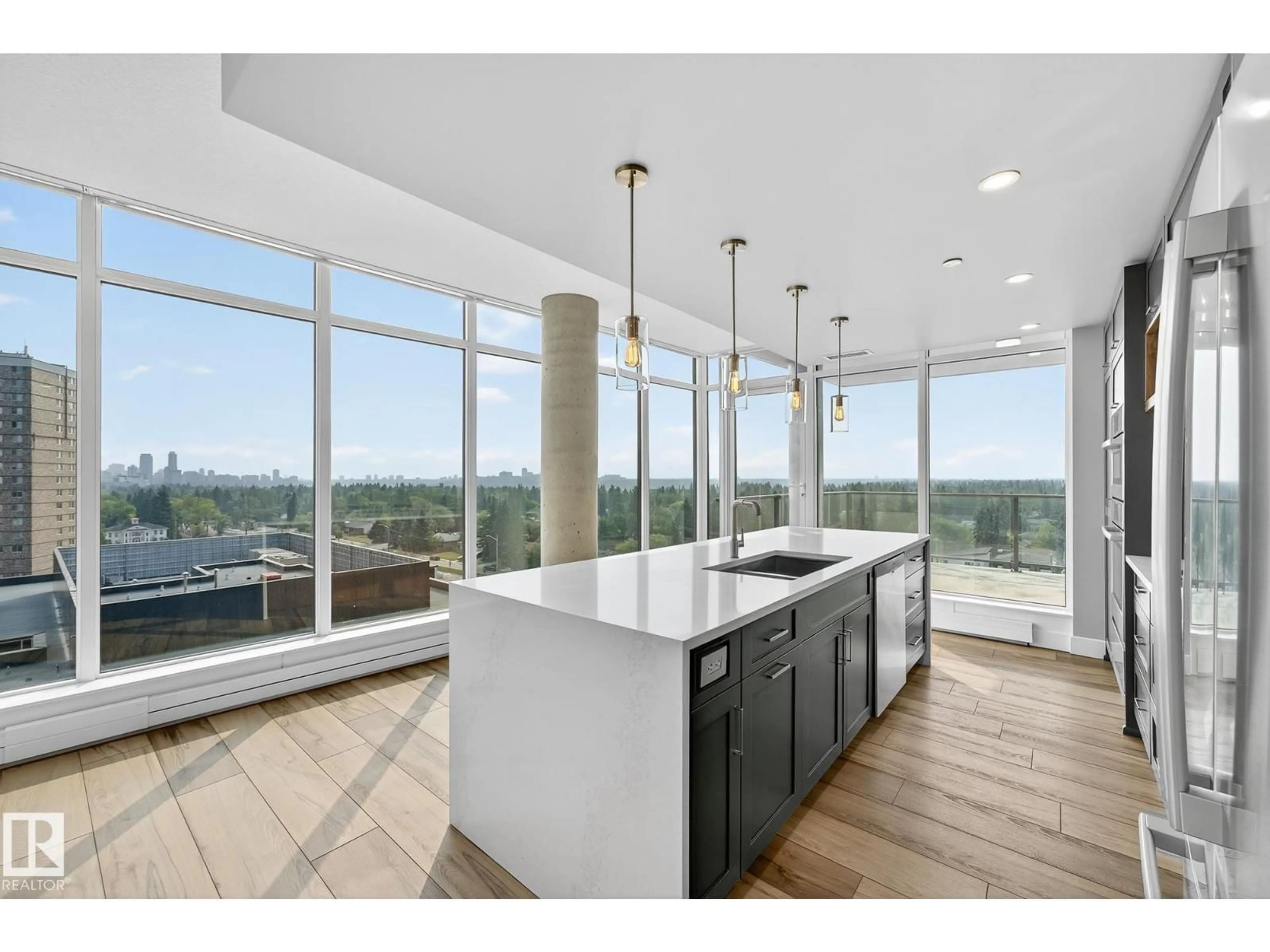 Open concept kitchen, ceramic/tile floor for 705 - 14105 WEST BLOCK DRIVE NW, Edmonton Alberta T5N1L5