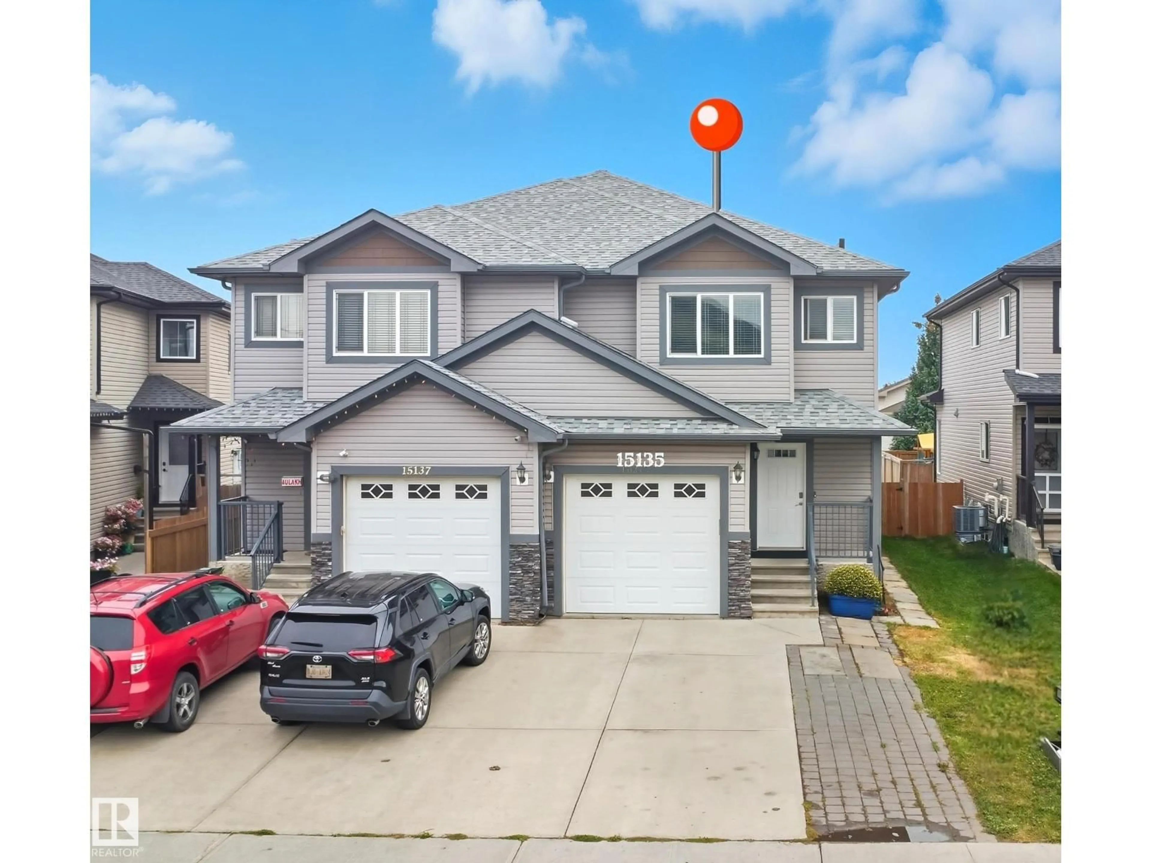 Home with vinyl exterior material, street for 15135 31 ST, Edmonton Alberta T5Y0S2