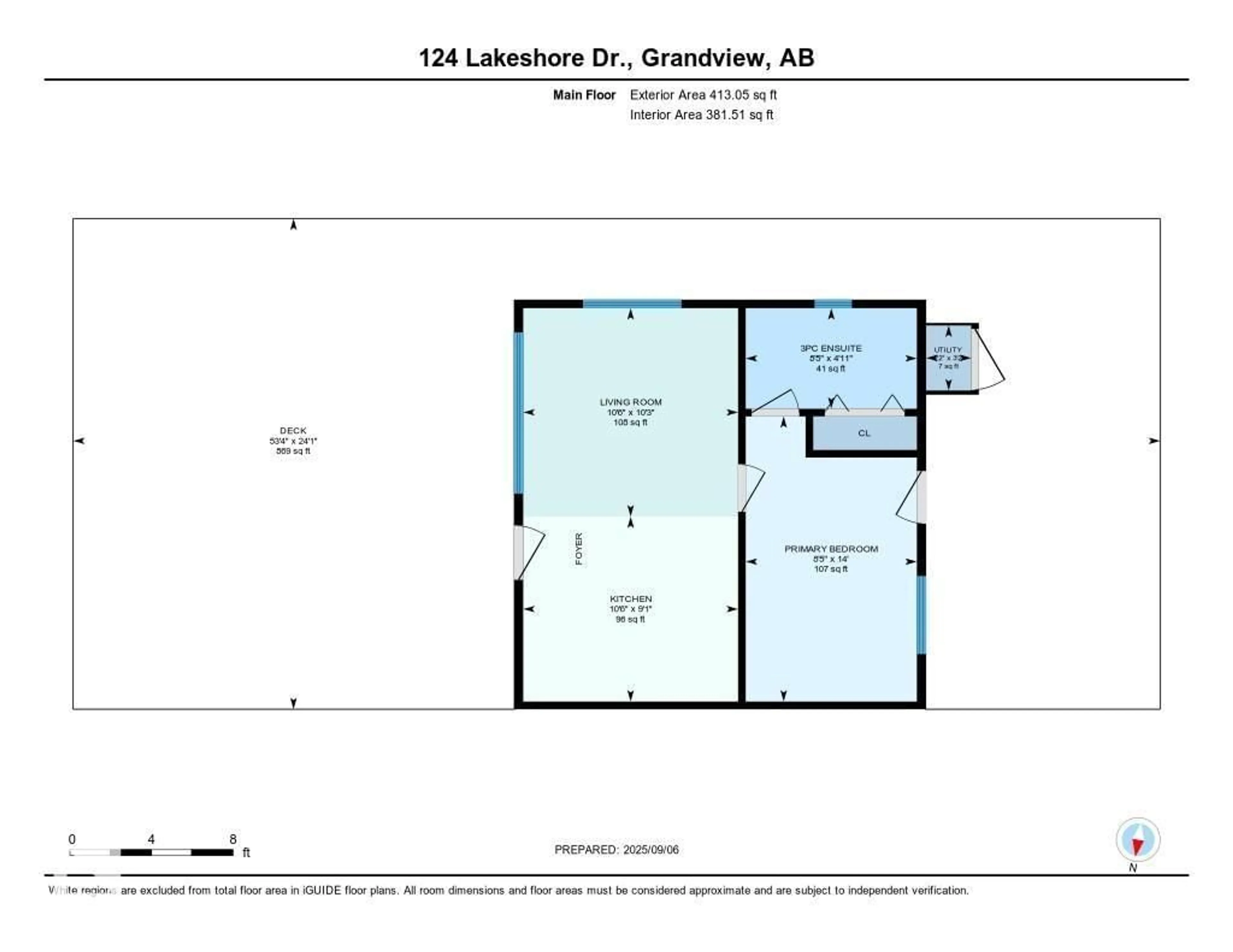Floor plan for 124 LAKESHORE DR, Rural Wetaskiwin County Alberta T0C2V0