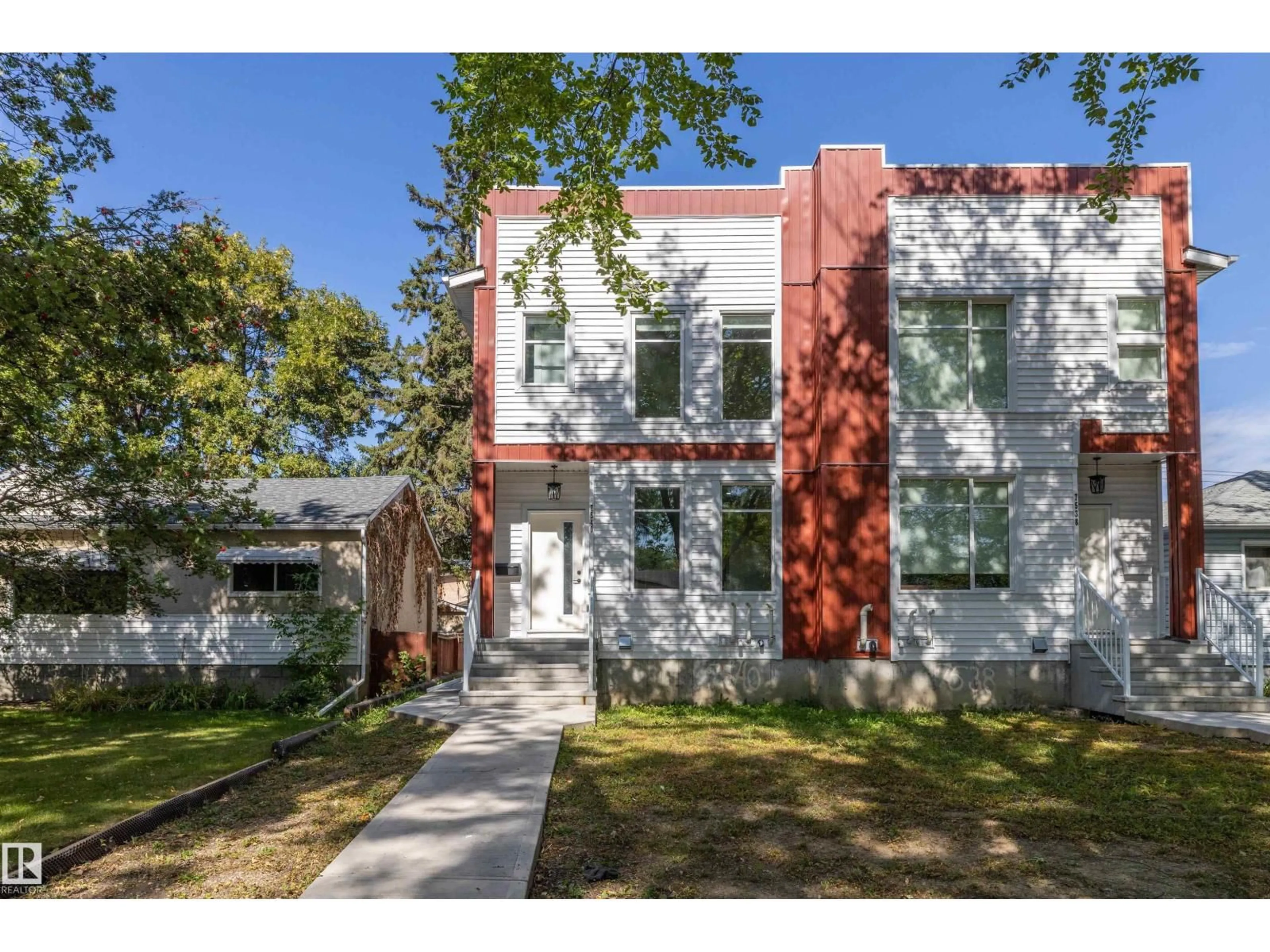 Home with brick exterior material, street for 7540 81 AV, Edmonton Alberta T6C0B5