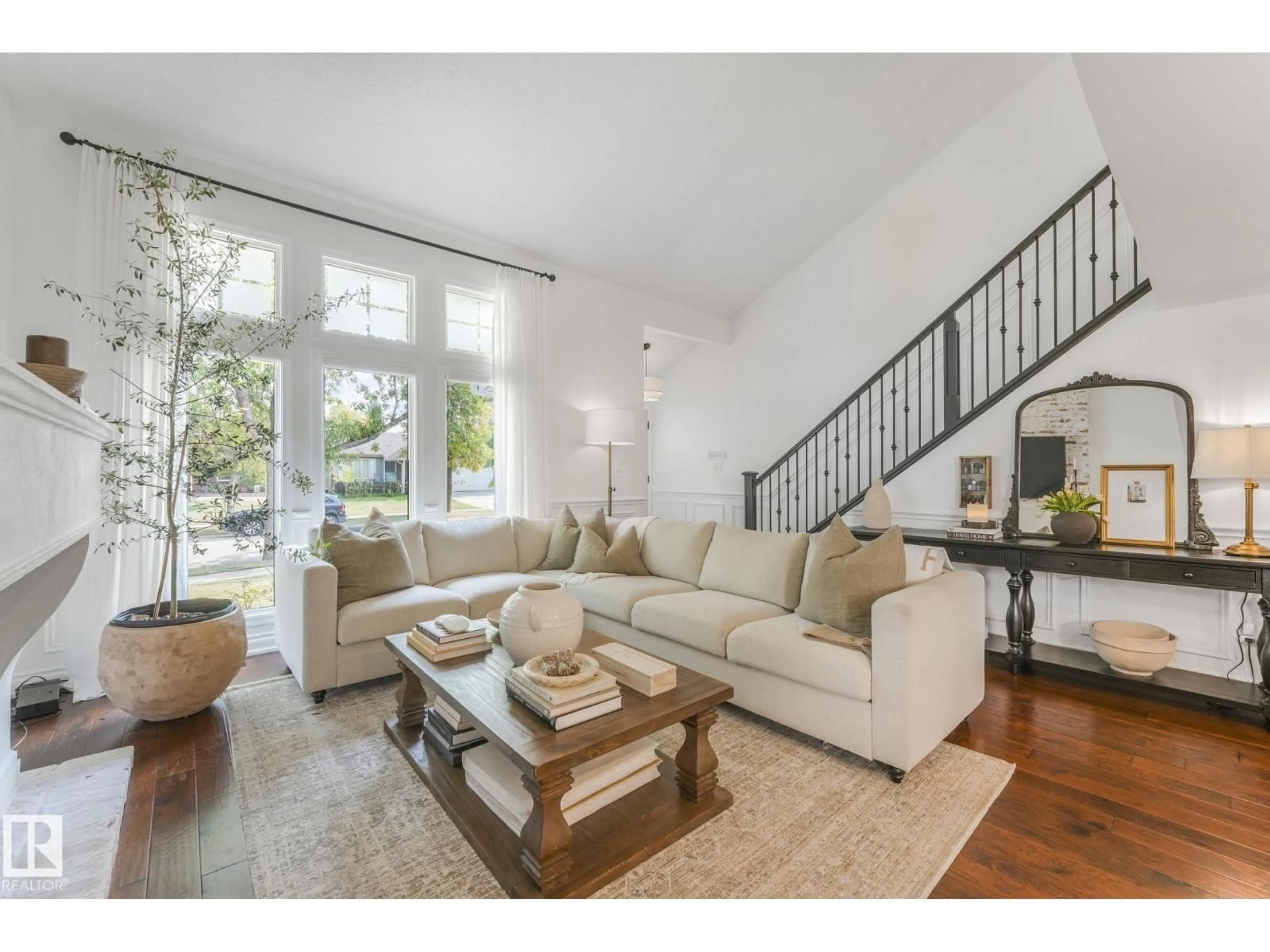 Living room with furniture, unknown for 6 WHEATSTONE CR, St. Albert Alberta T8N3G5