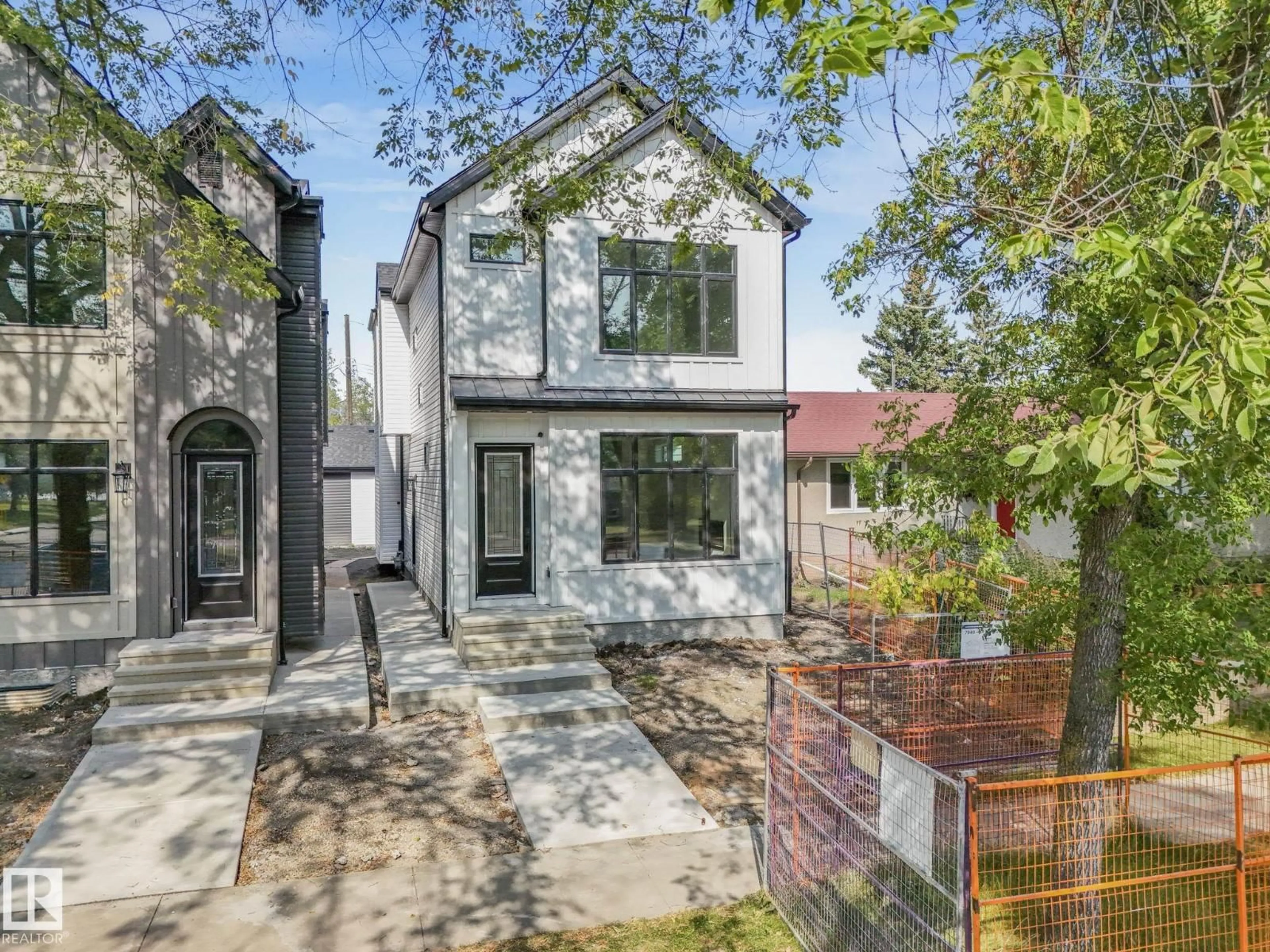 Home with brick exterior material, street for 7940 89 AV, Edmonton Alberta T6C1N5