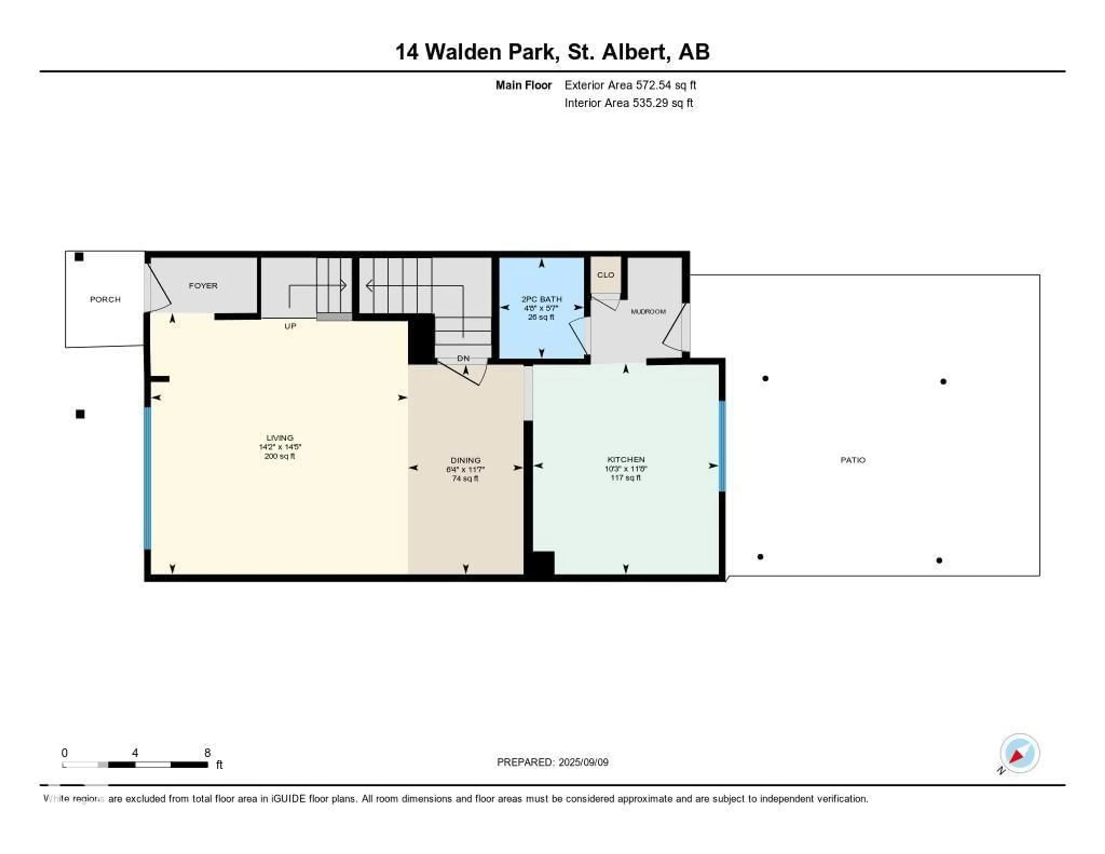 Floor plan for 14 WALDEN, St. Albert Alberta T8N3V6
