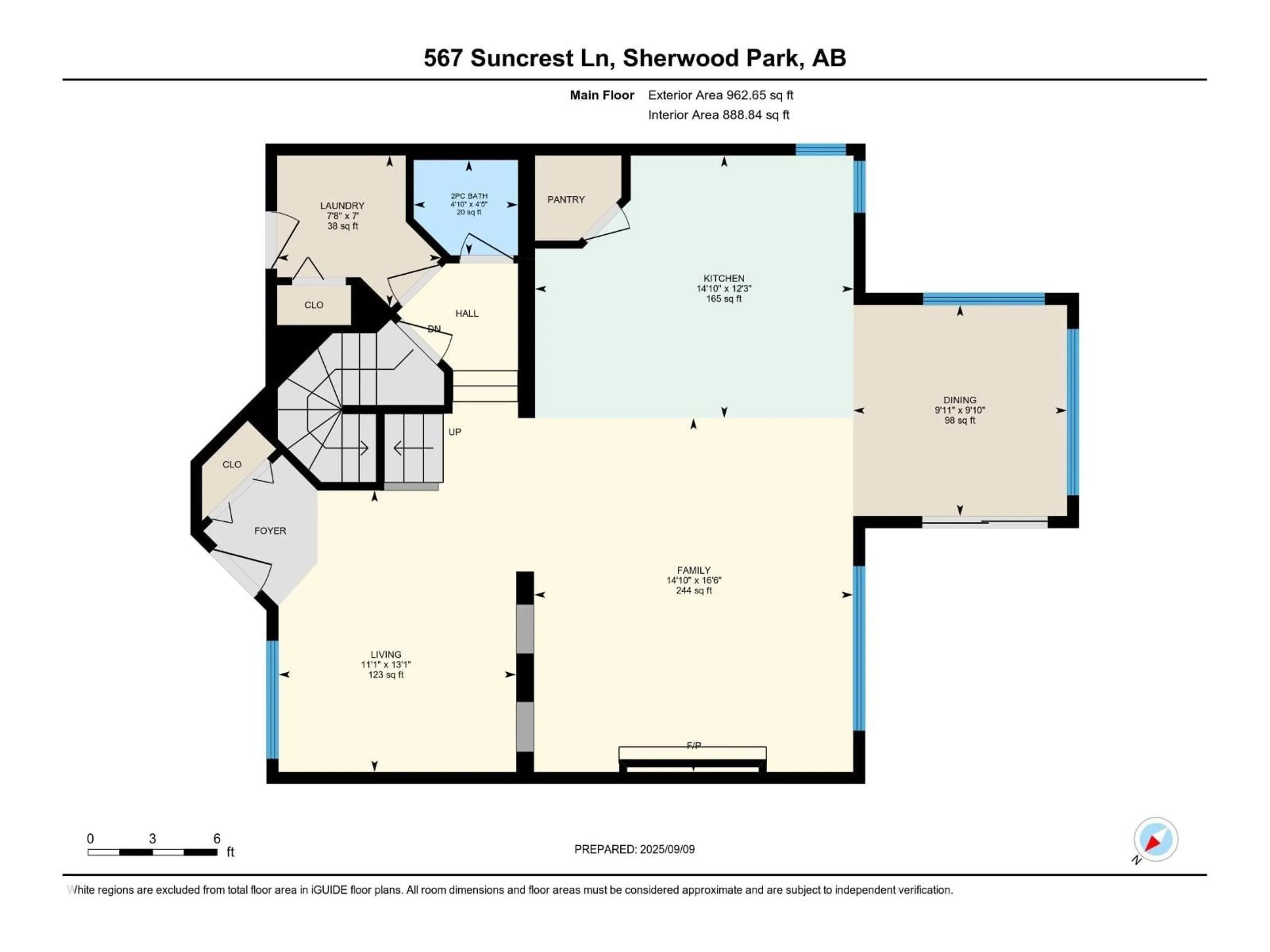 Floor plan for 567 SUNCREST LN, Sherwood Park Alberta T8H0E8