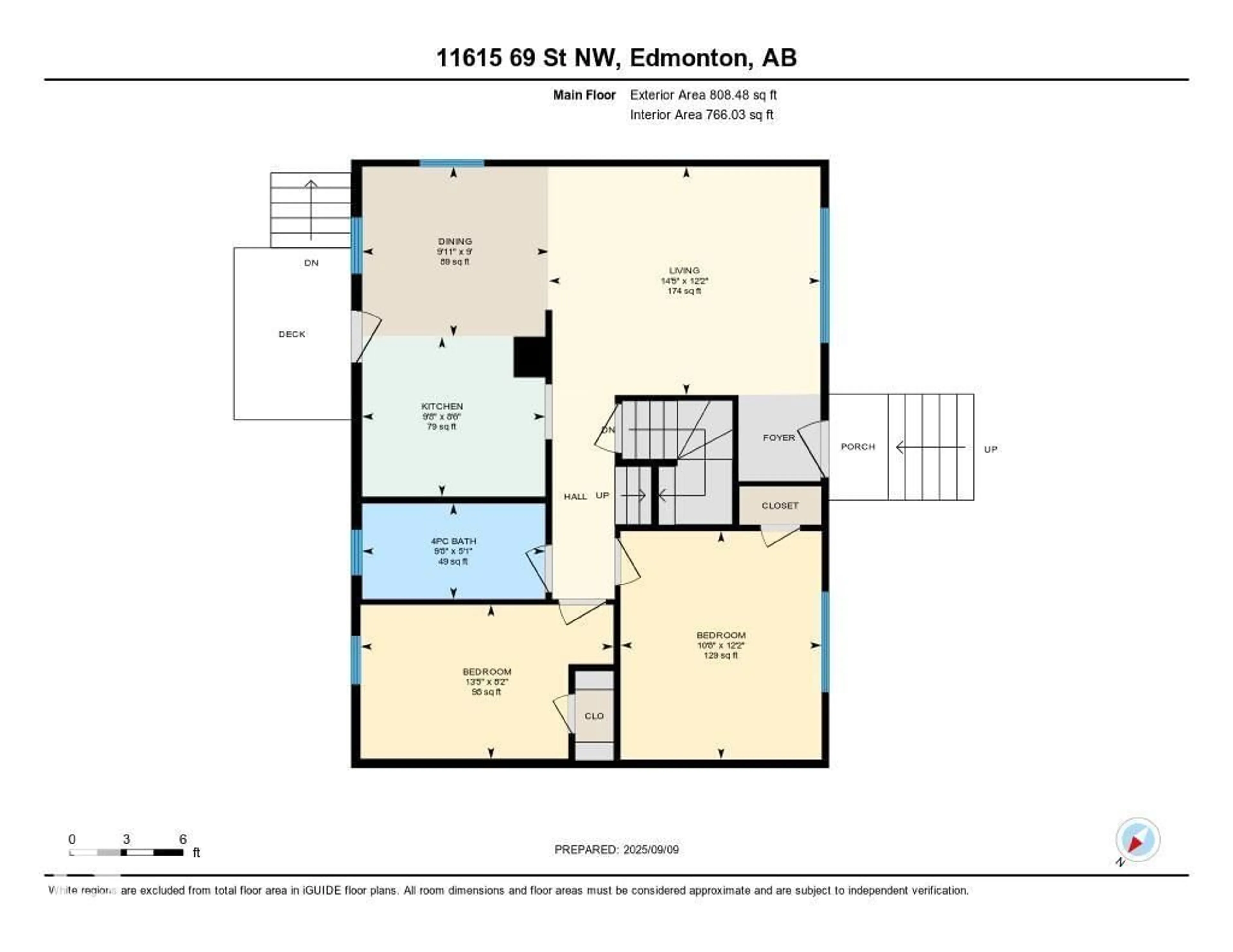 Floor plan for NW - 11615 69 ST, Edmonton Alberta T5B1S1