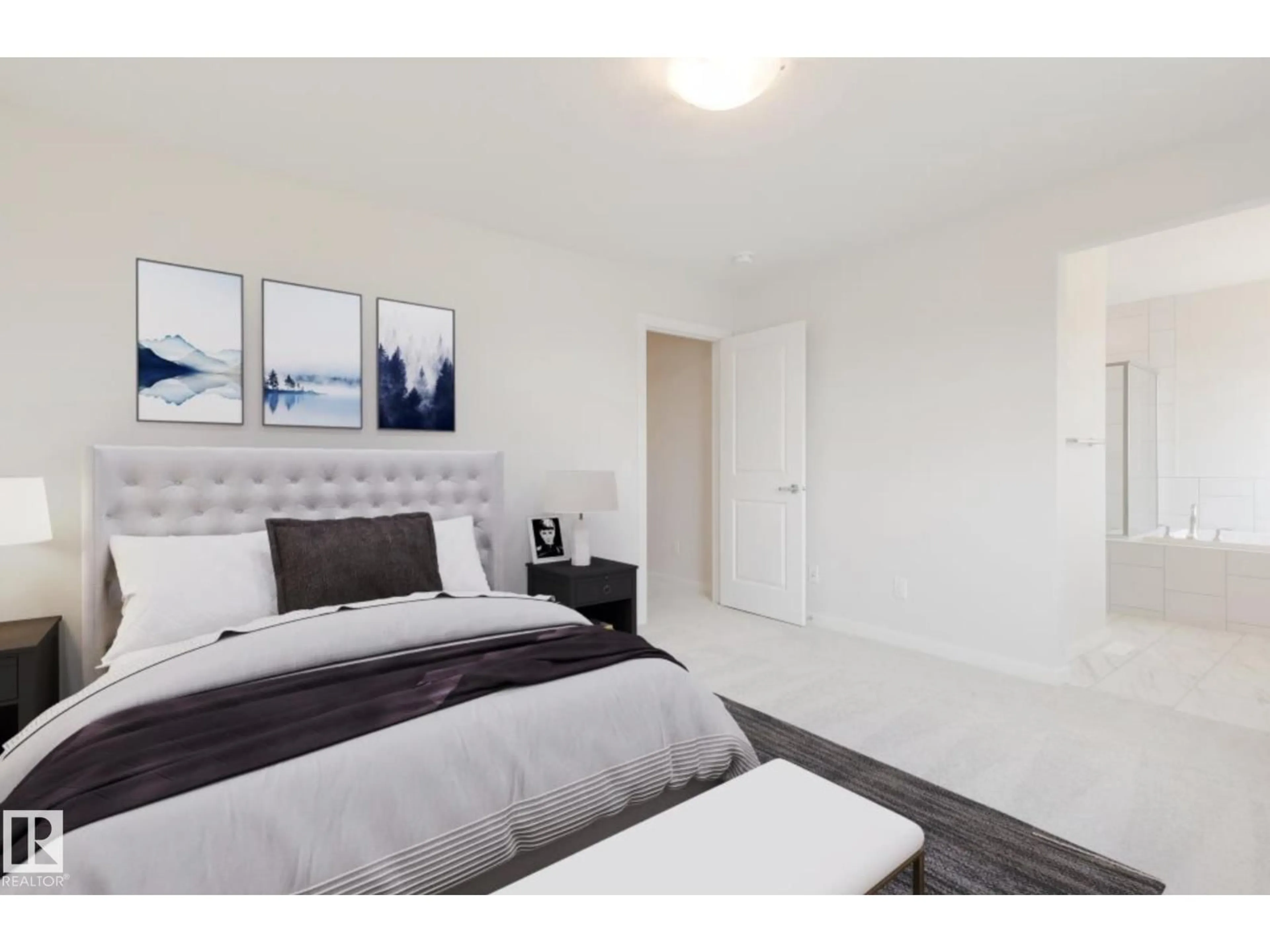 Bedroom with bed, unknown for 58 RHEA CR, St. Albert Alberta T8N8C8