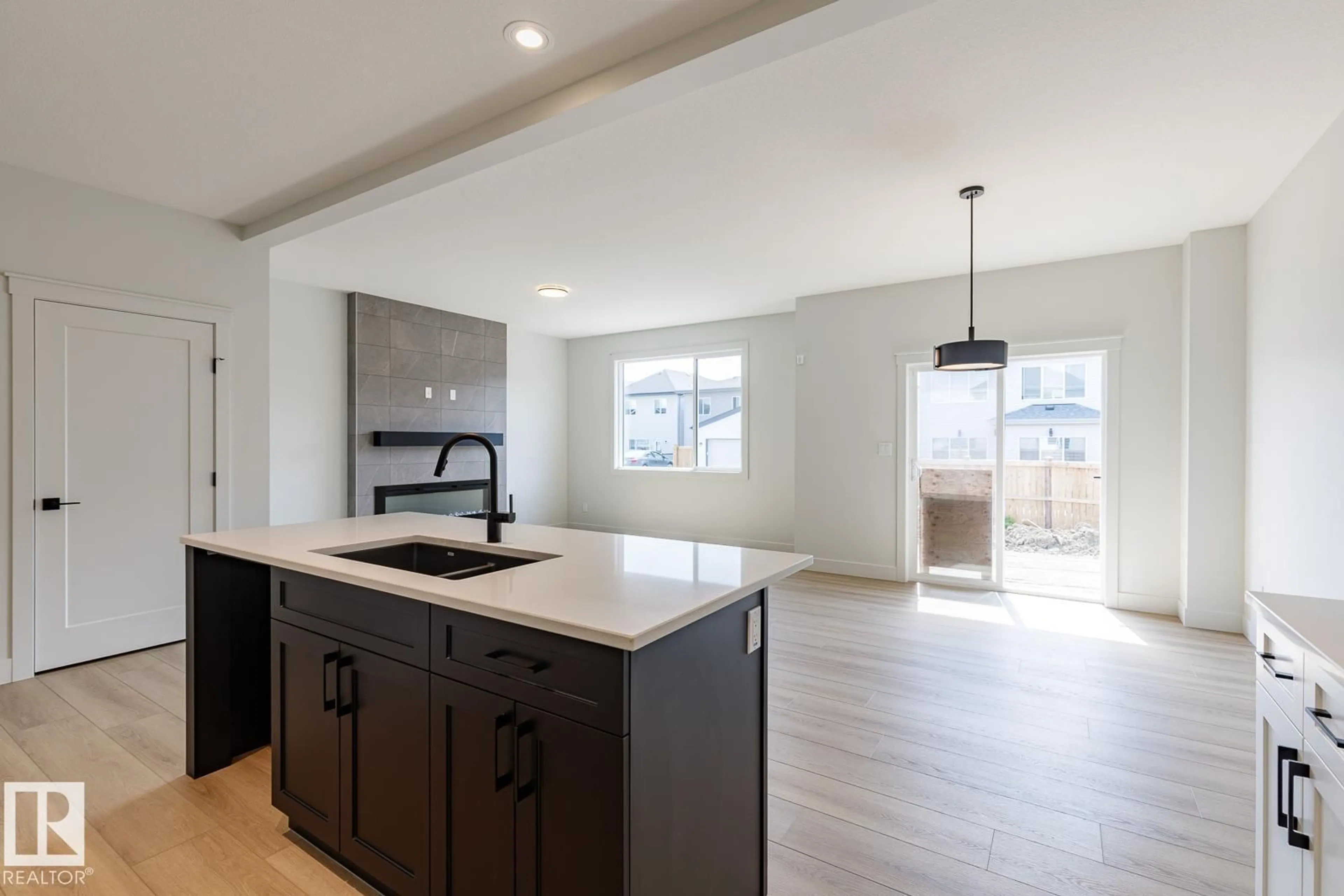 Open concept kitchen, unknown for SW - 15679 18 AV, Edmonton Alberta T6W5E1