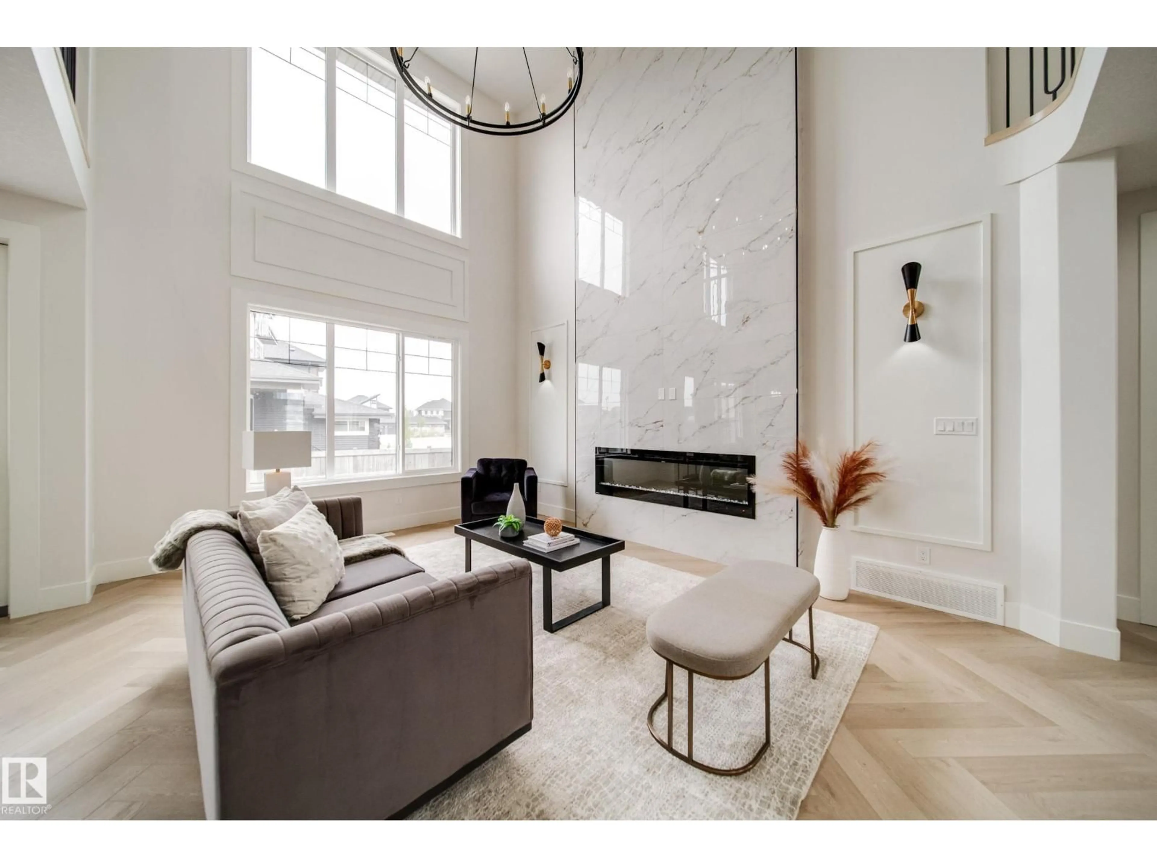 Living room with furniture, unknown for 4004 GINSBURG CR, Edmonton Alberta T5T4V2