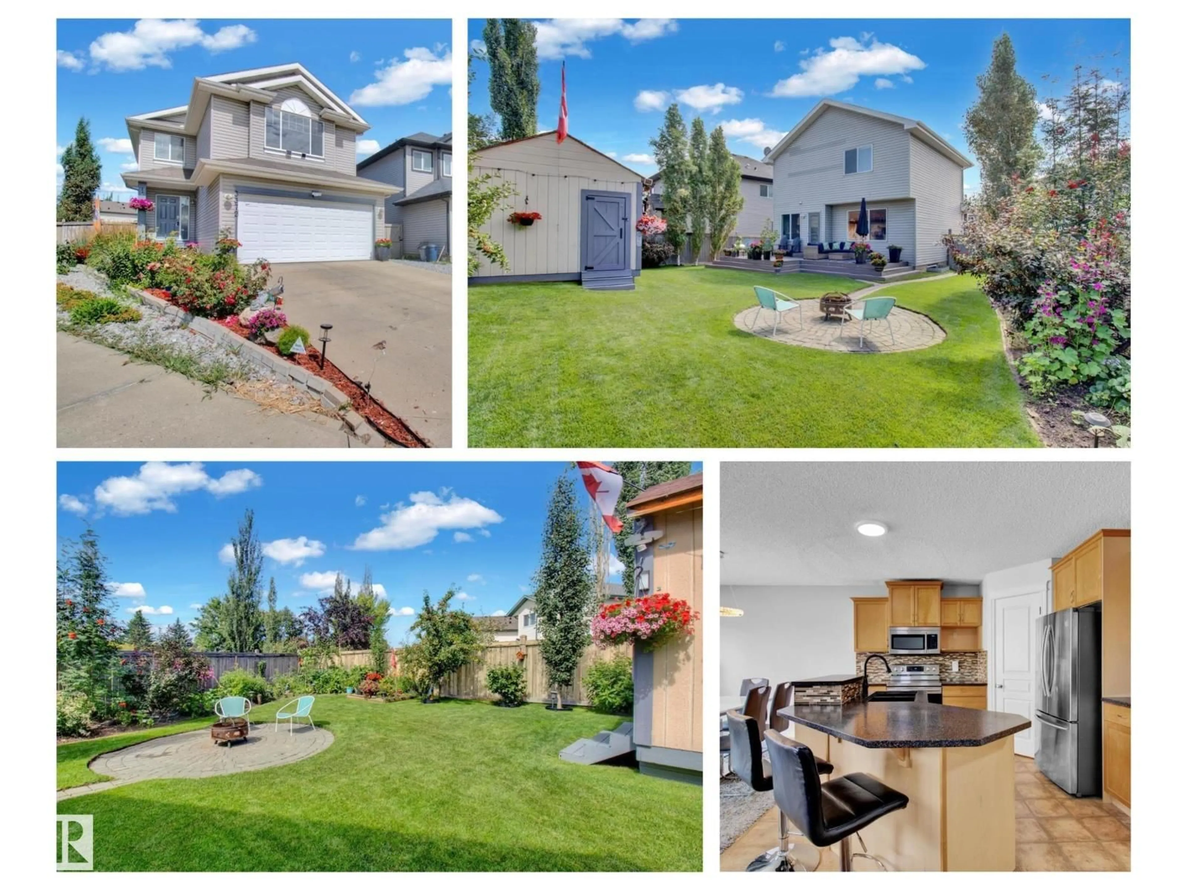 A pic from outside/outdoor area/front of a property/back of a property/a pic from drone, unknown for 3372 25 AV, Edmonton Alberta T6T1Y4