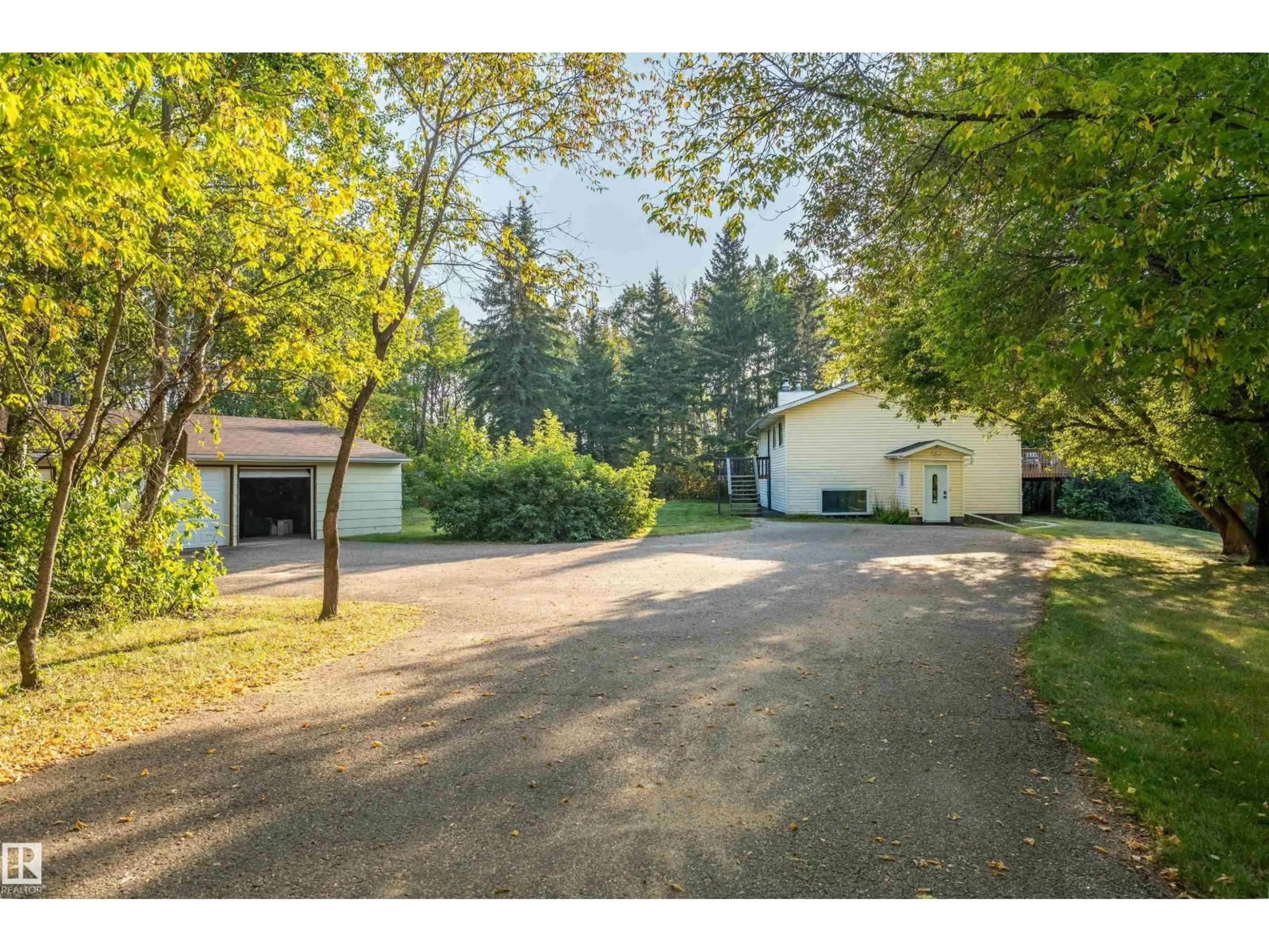 A pic from outside/outdoor area/front of a property/back of a property/a pic from drone, street for 42217 TWP RD 624, Rural Bonnyville M.D. Alberta T9M1P2