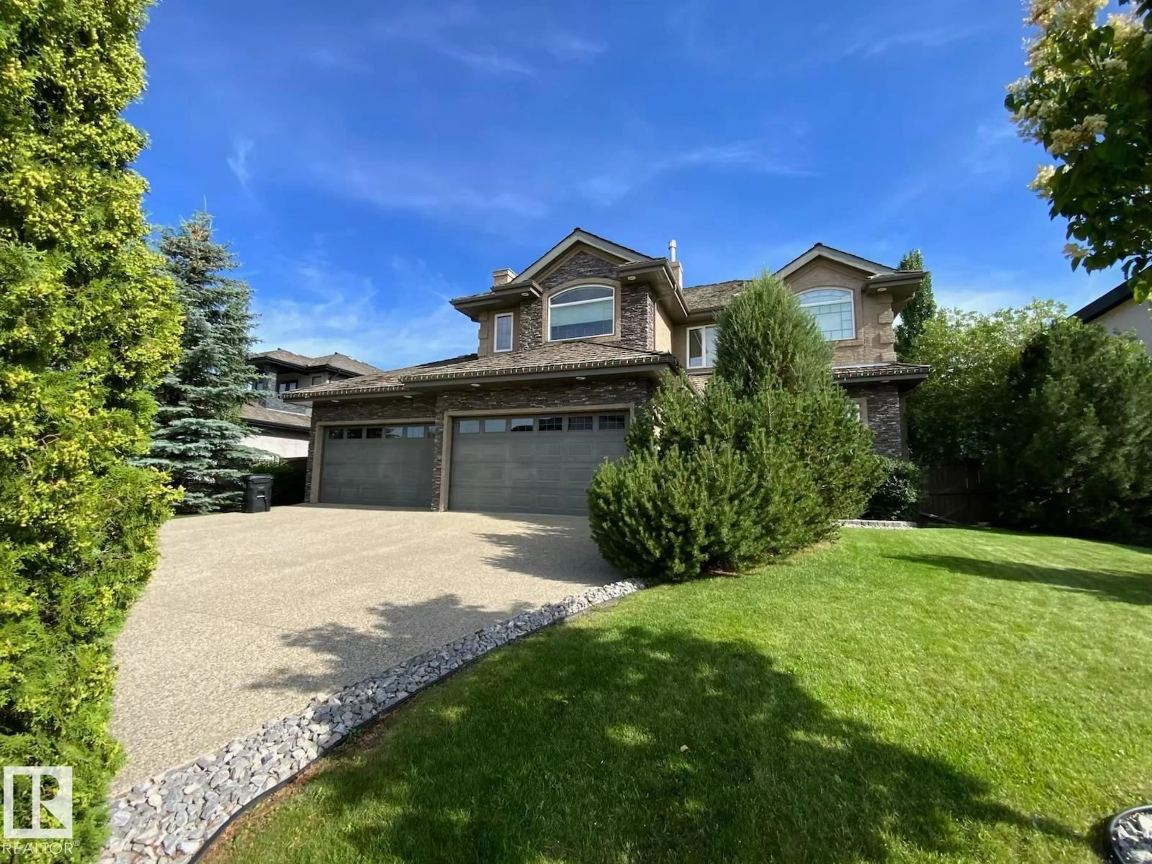 A pic from outside/outdoor area/front of a property/back of a property/a pic from drone, street for 52327 RGE ROAD 233, Rural Strathcona County Alberta T8B1C6