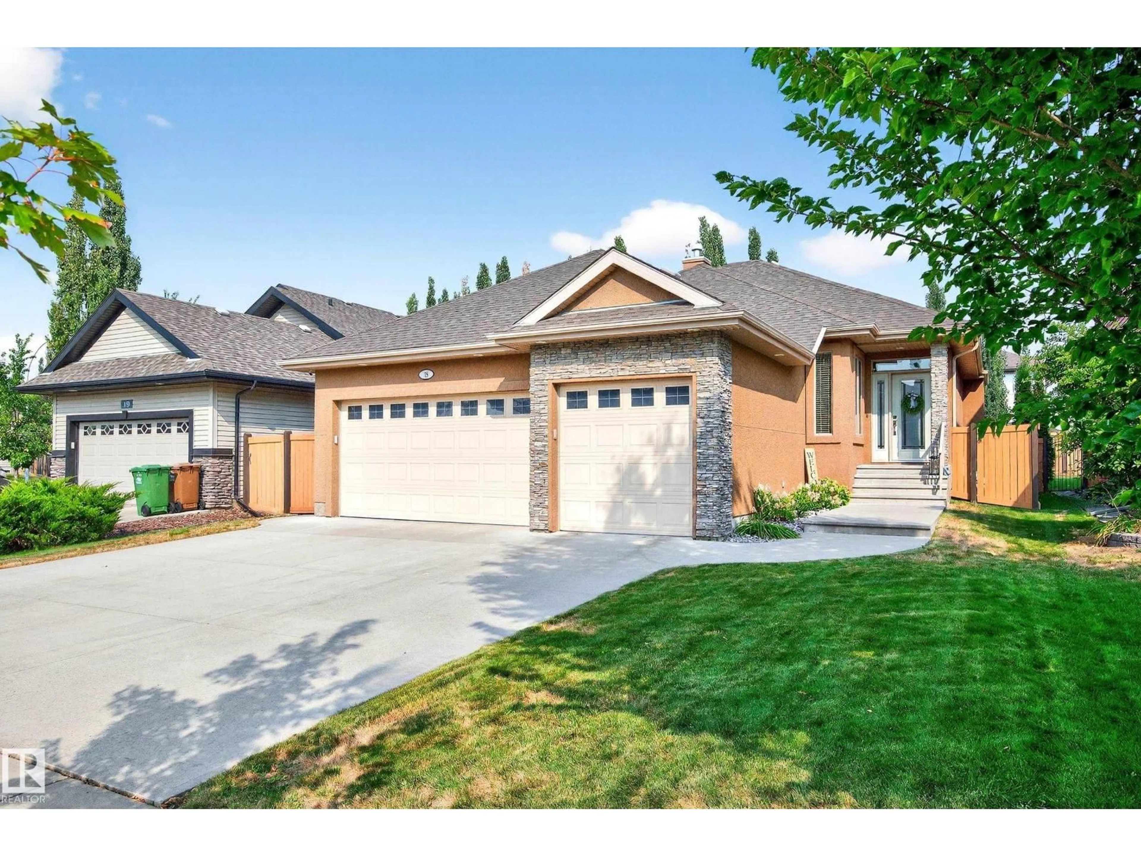 Home with brick exterior material, street for 18 NEWTON PL, St. Albert Alberta T8N3V8