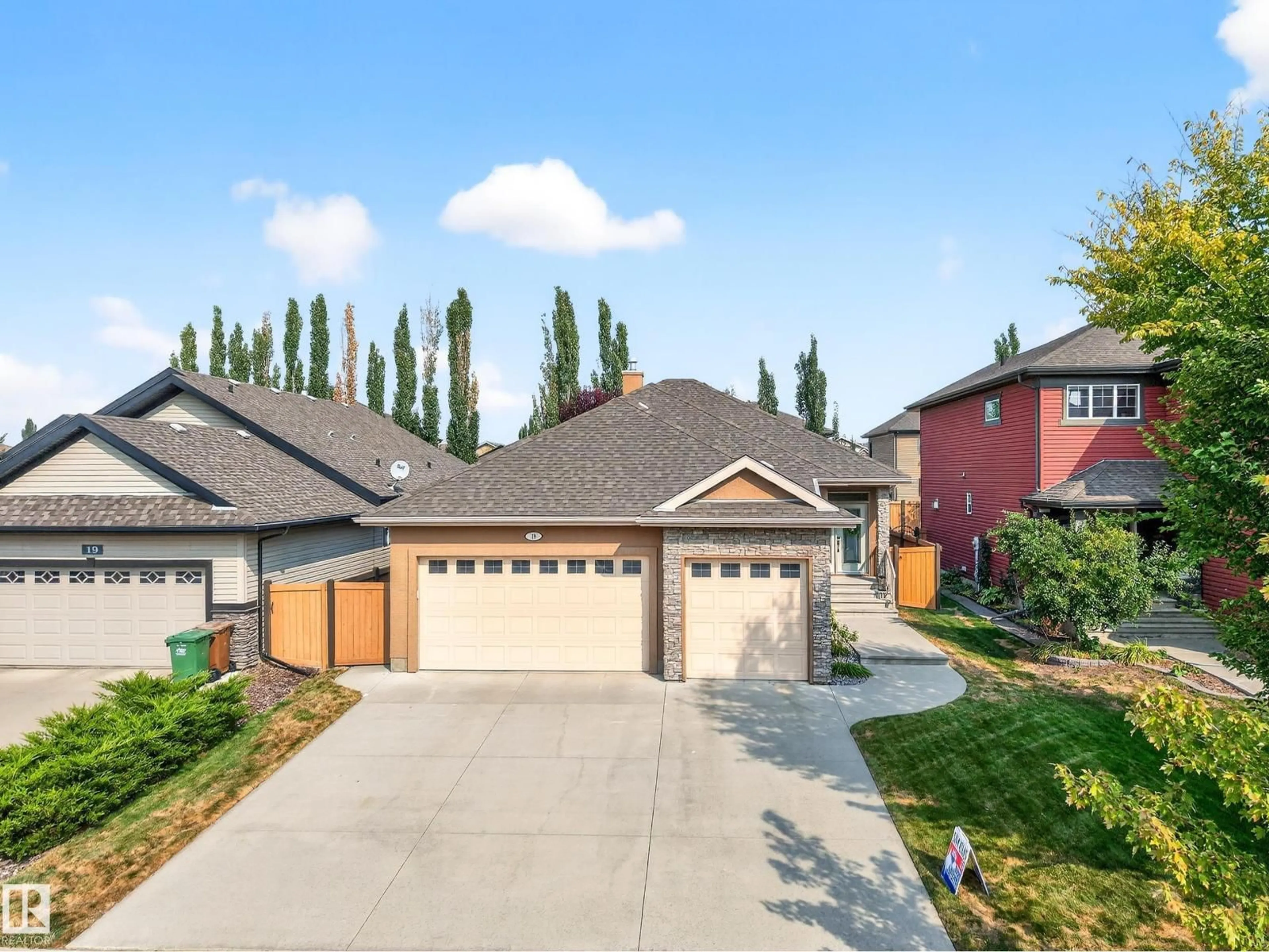 Home with brick exterior material, street for 18 NEWTON PL, St. Albert Alberta T8N3V8