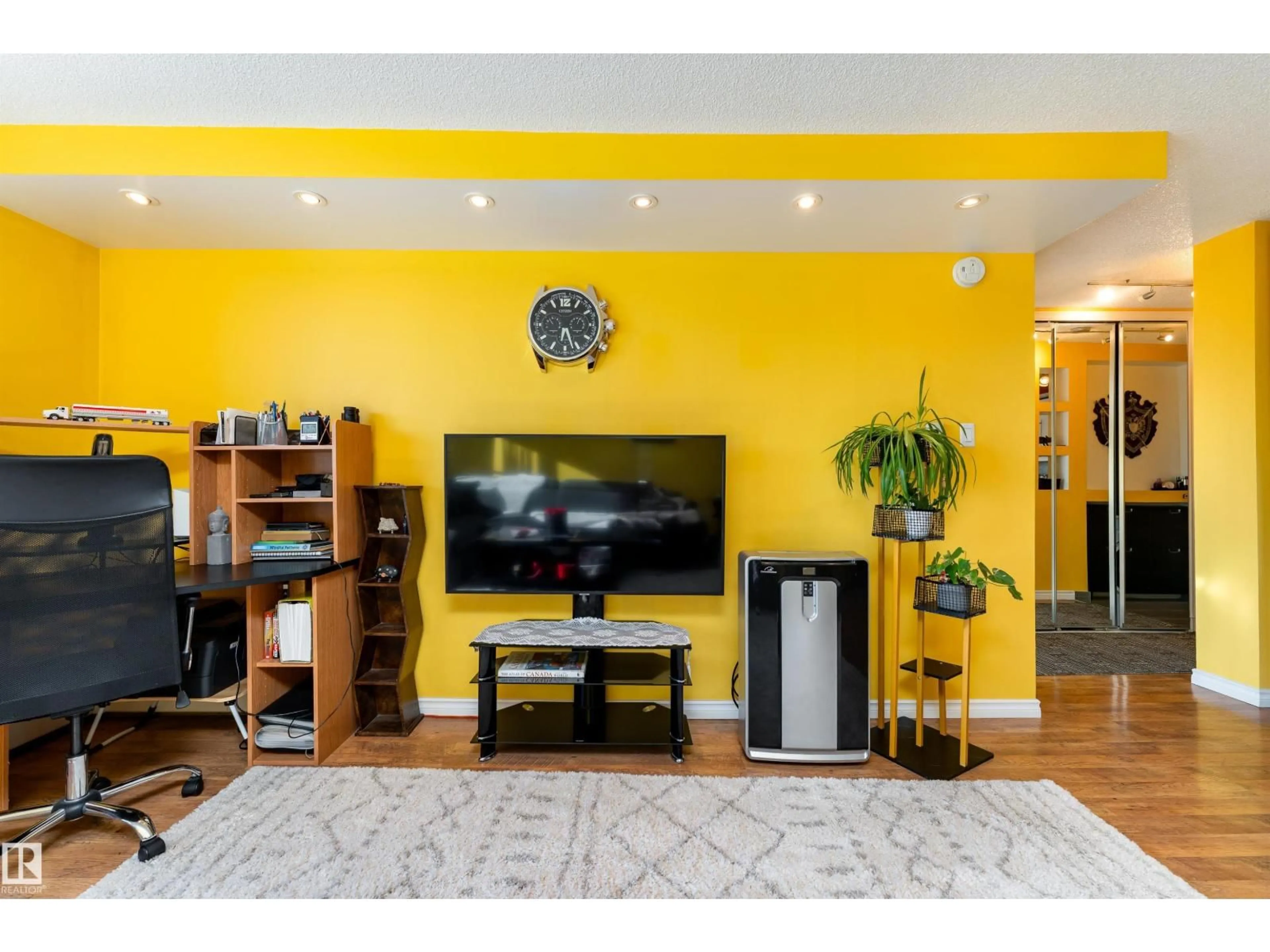 Home theater for 9028 JASPER AV, Edmonton Alberta T5H3Y6