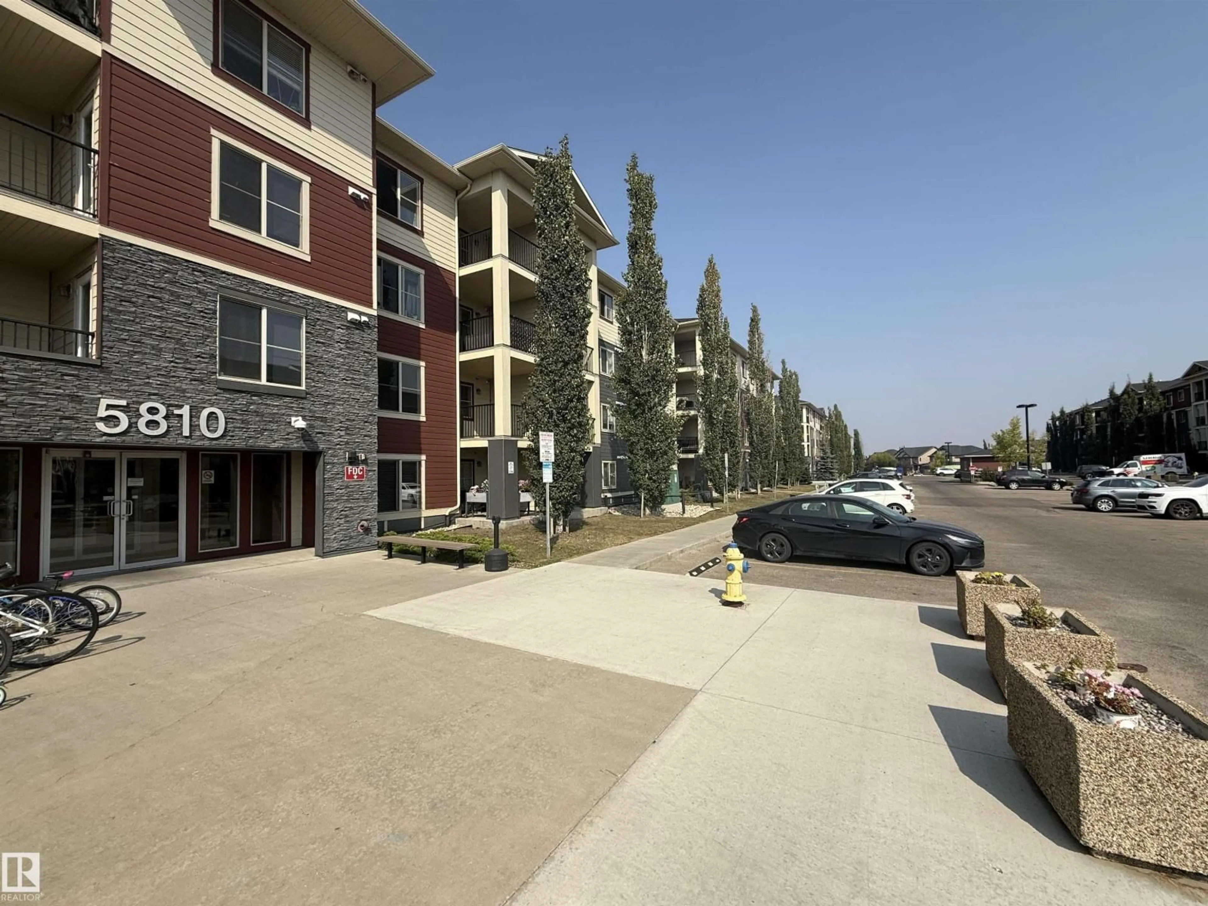 Patio, street for #310 - 5810 MULLEN PL, Edmonton Alberta T6R0W3